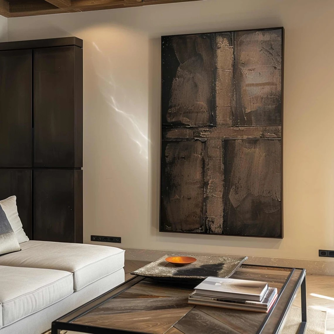 Large Wabi-Sabi Abstract Wall Art for Modern Homes #AP 092
