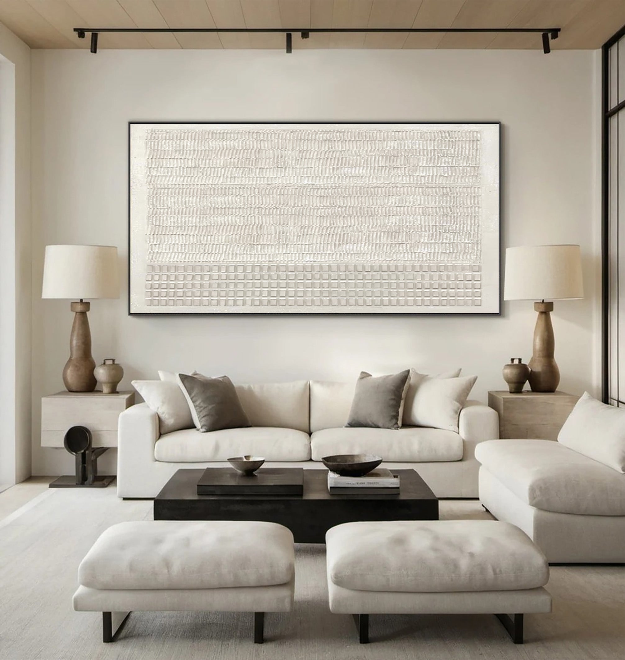 Minimalist 3D Relief Painting - Contemporary Wall Art #AG 030