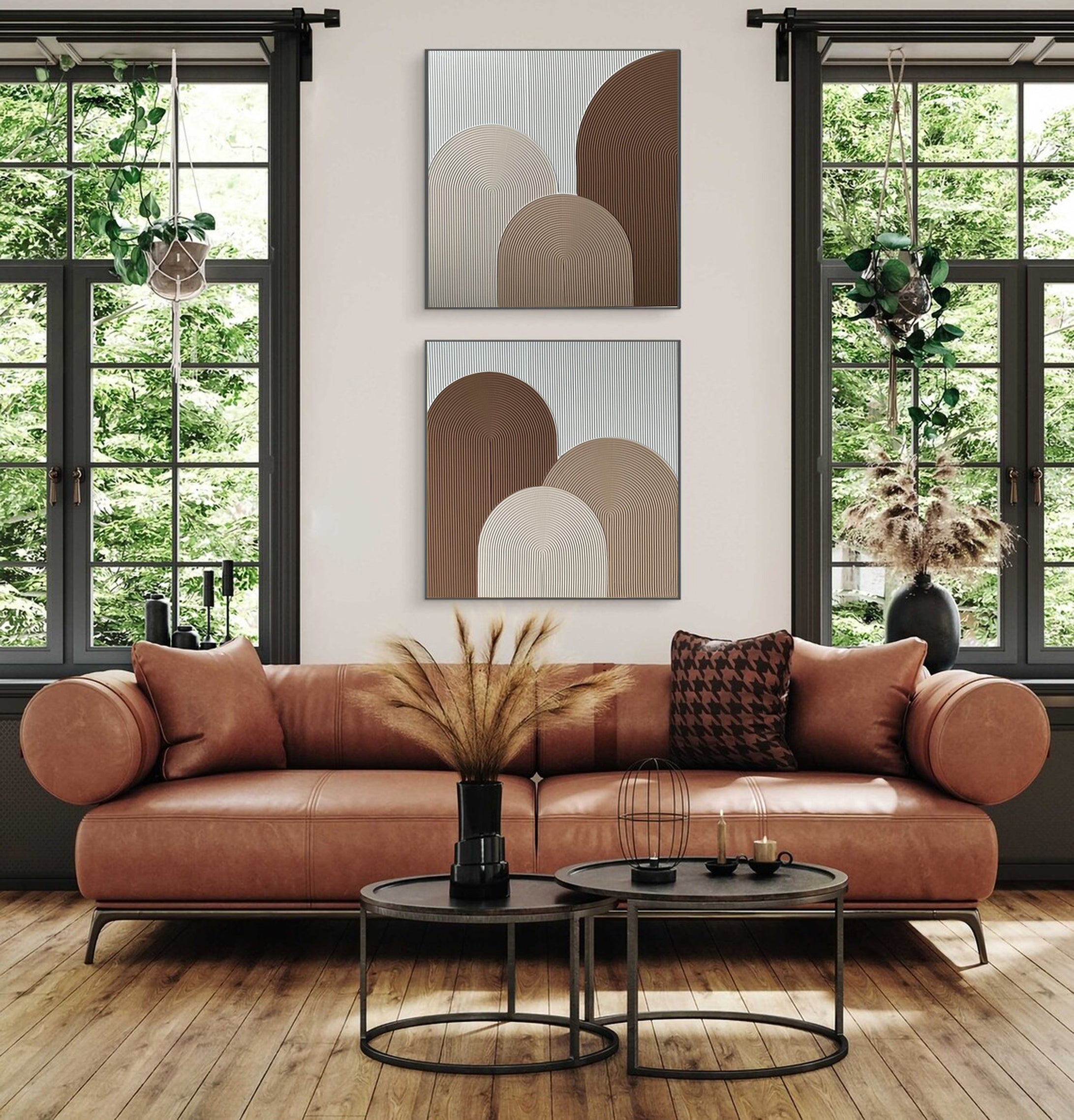 Modern Minimalist Art Set Of 2 #MMAS 014