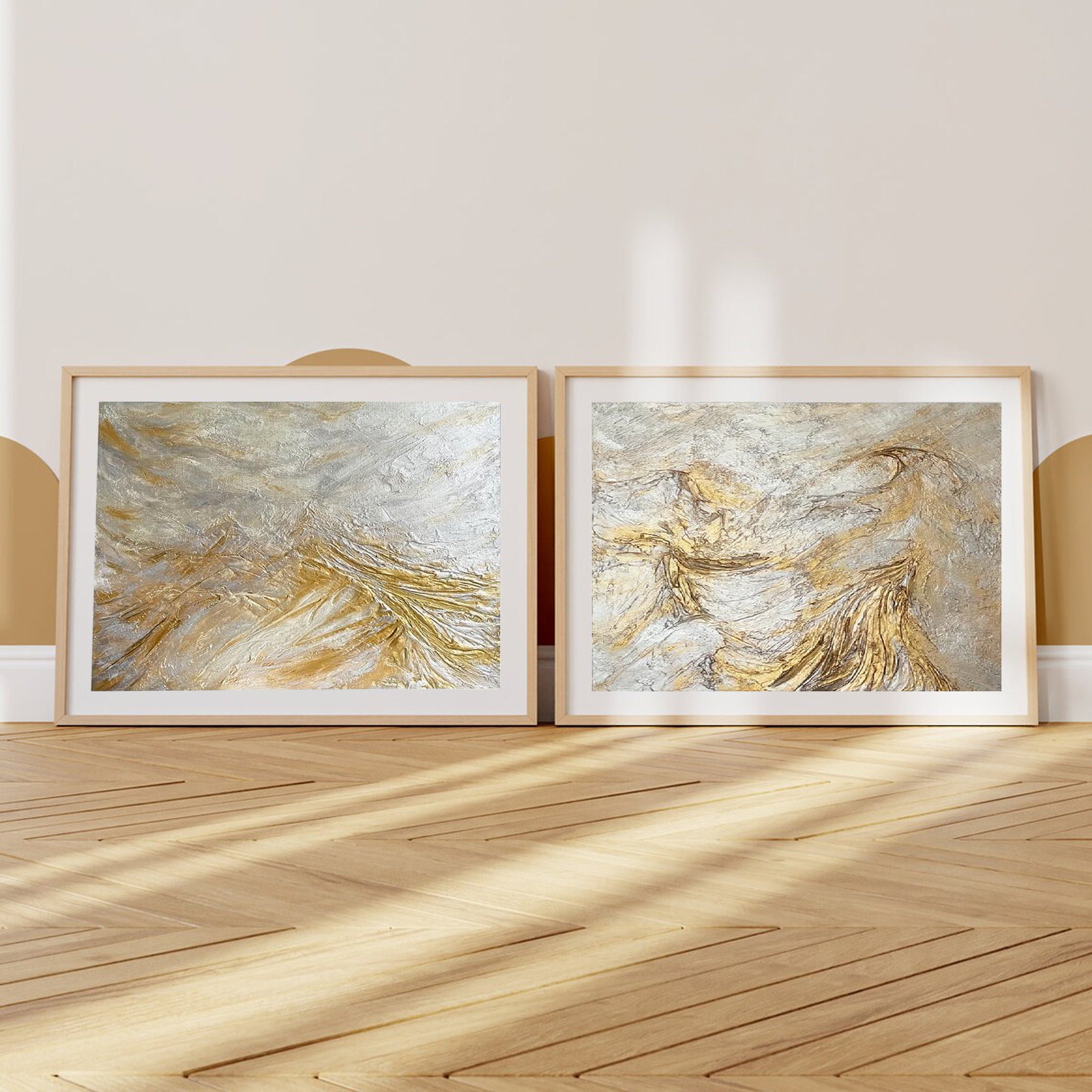 Abstract Painting Set Of 2 #APS 001