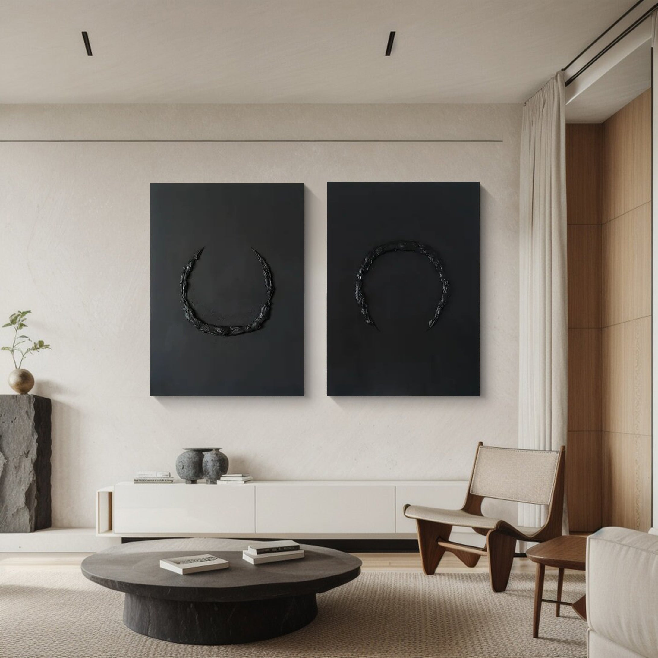 Modern Minimalist Art Set Of 2 #MMAS 027