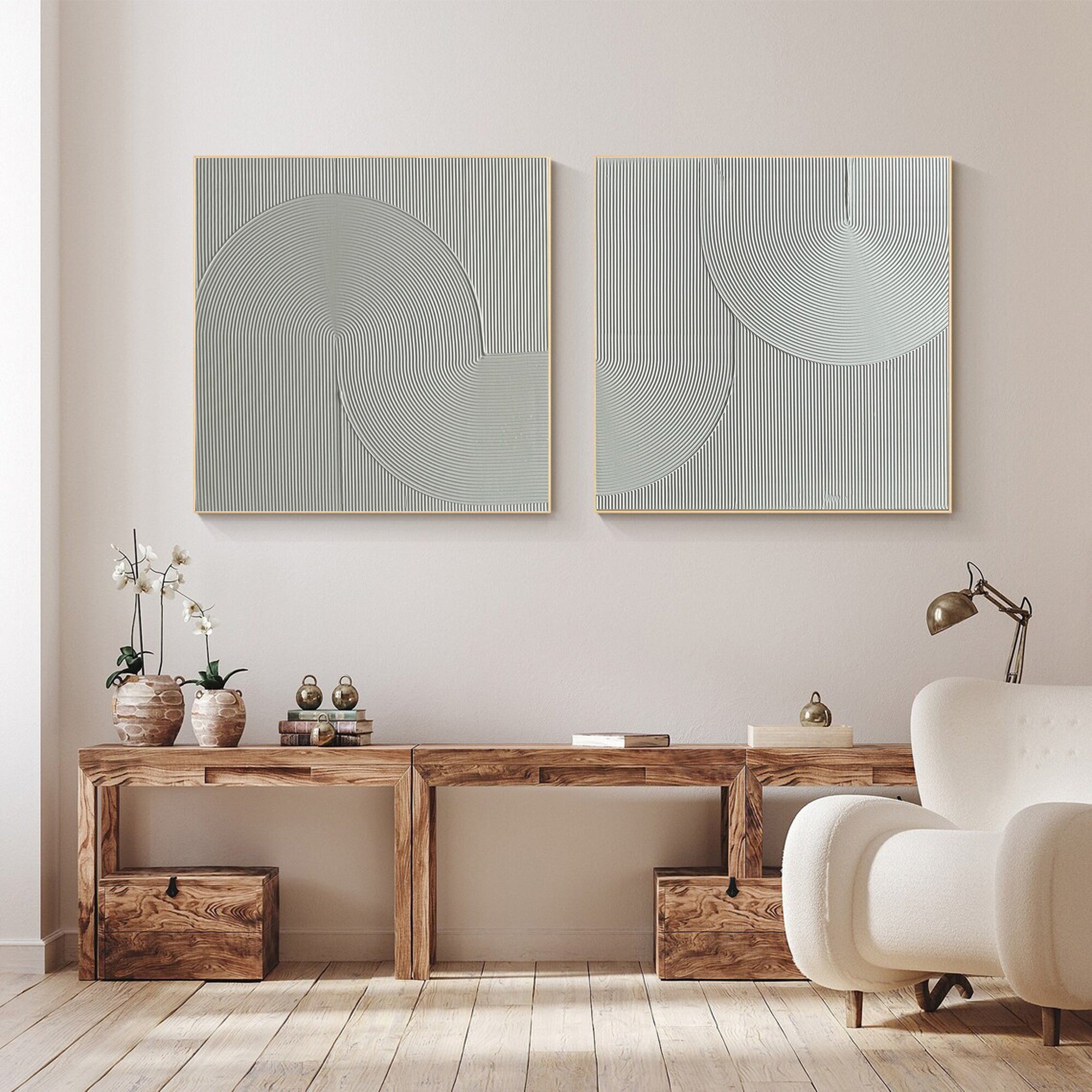 Modern Minimalist Art Set Of 2 #MMAS 016