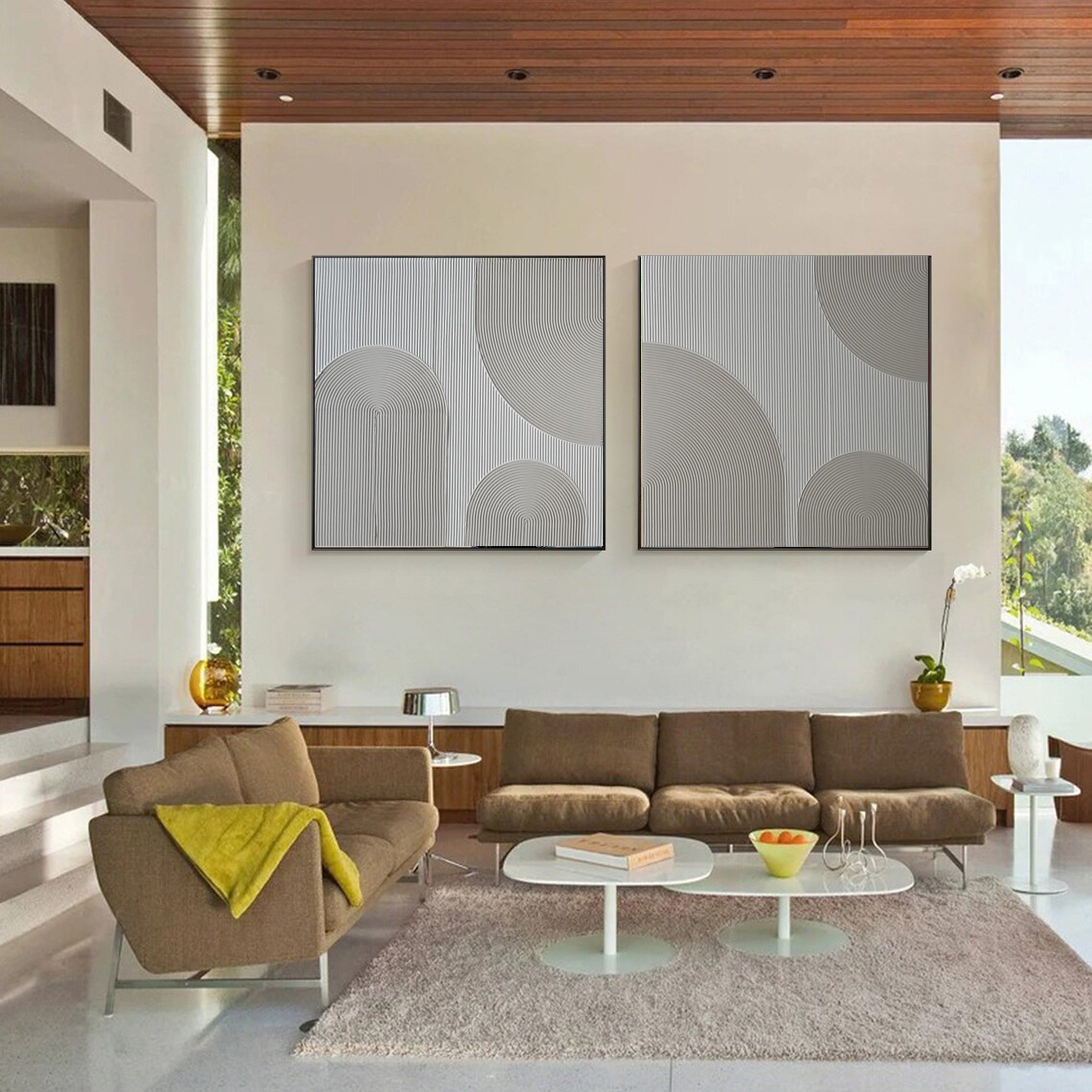 Modern Minimalist Art Set Of 2 #MMAS 011