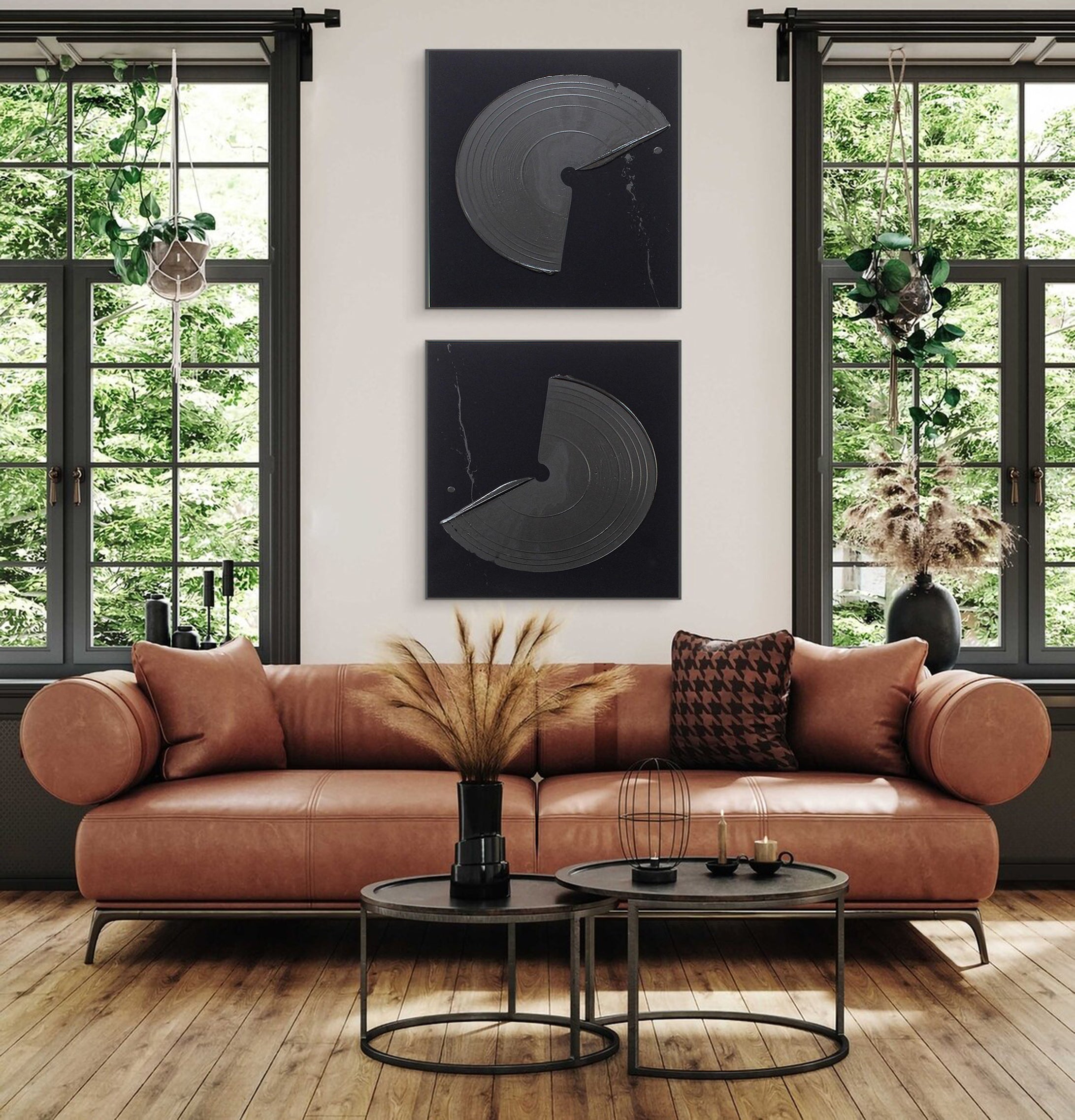 Modern Minimalist Art Set Of 2 #MMAS 019