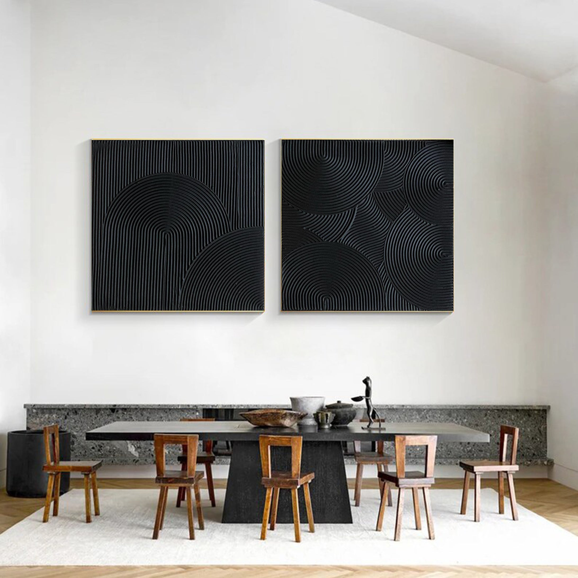 Modern Minimalist Art Set Of 2 #MMAS 015