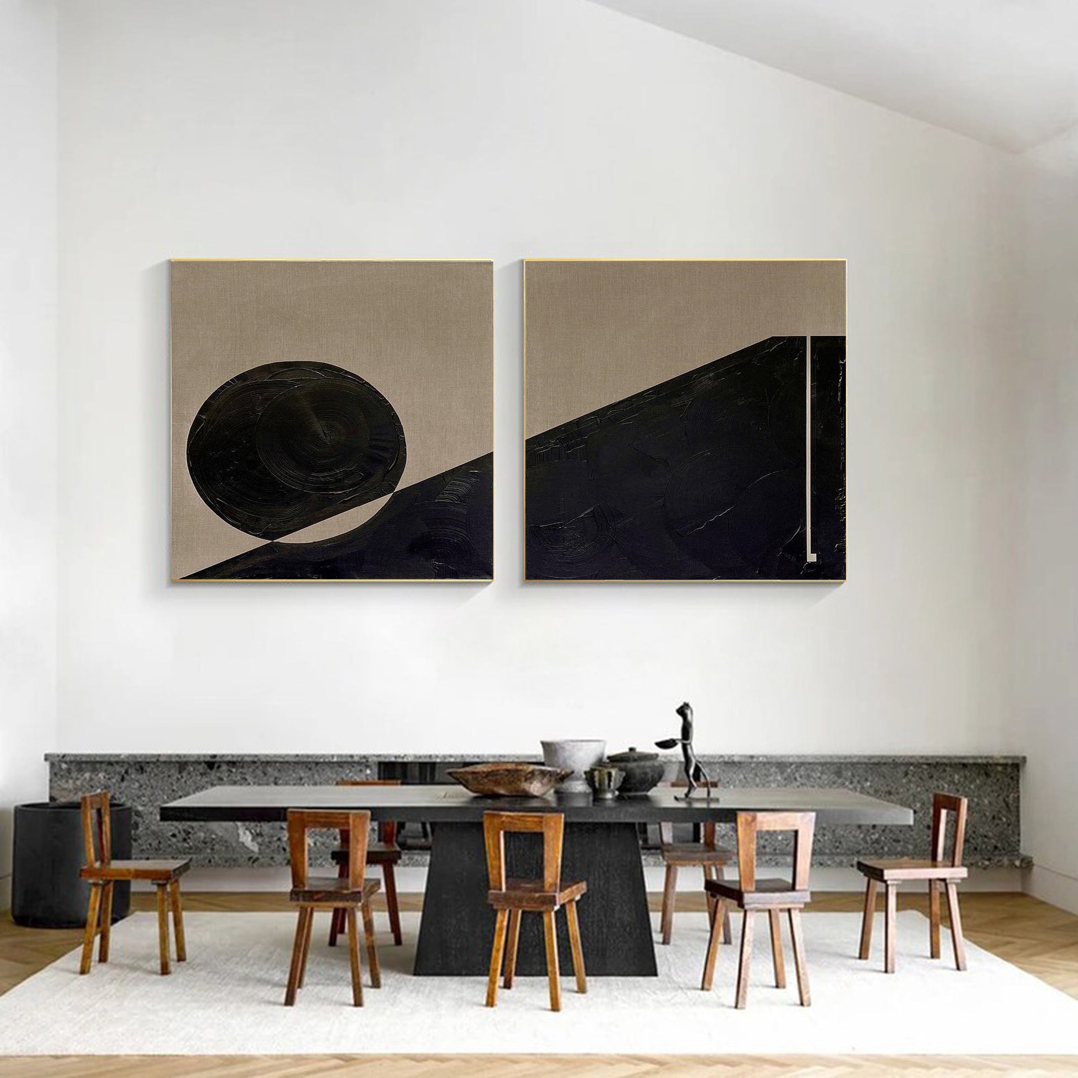 Modern Minimalist Art Set Of 2 #MMAS 020