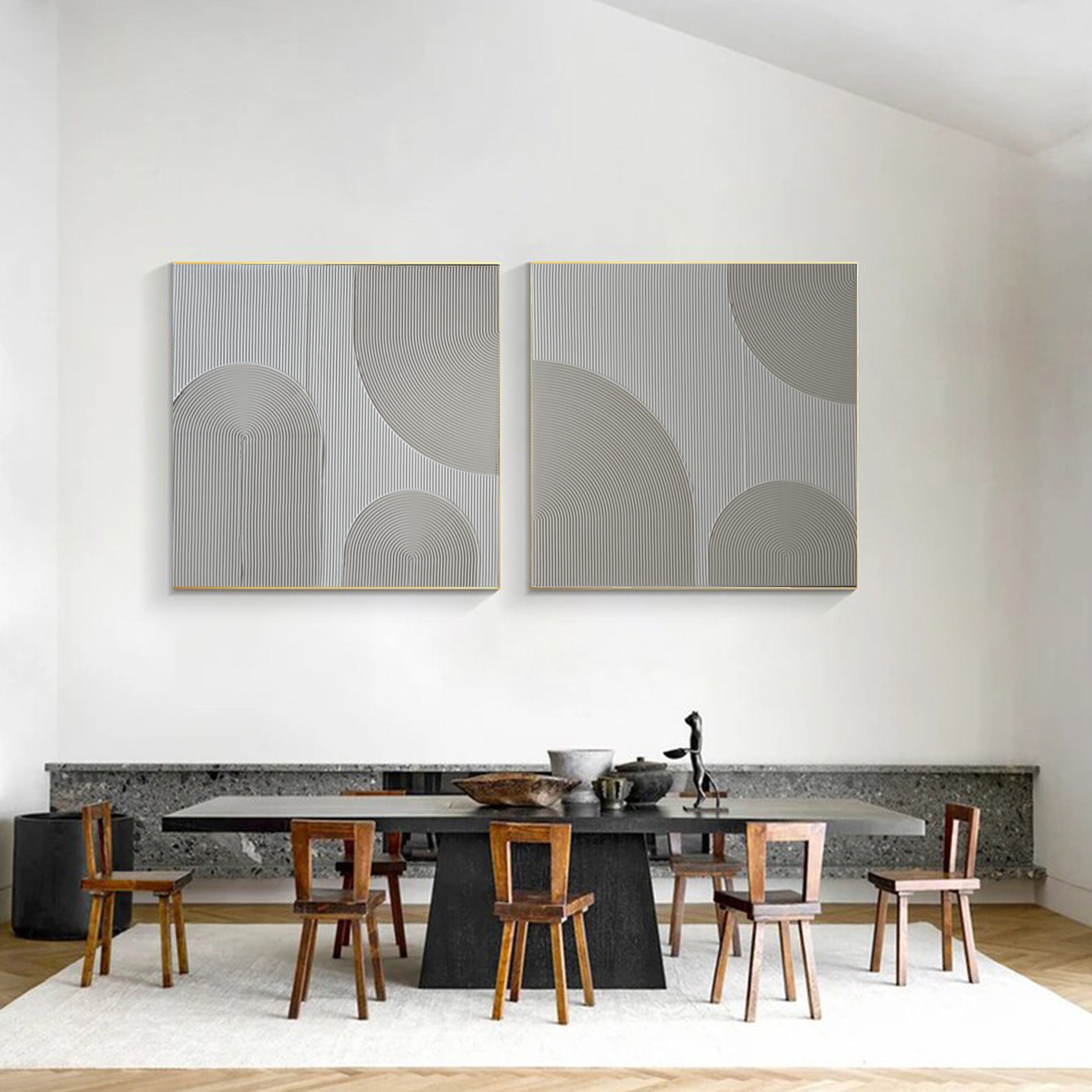 Modern Minimalist Art Set Of 2 #MMAS 011