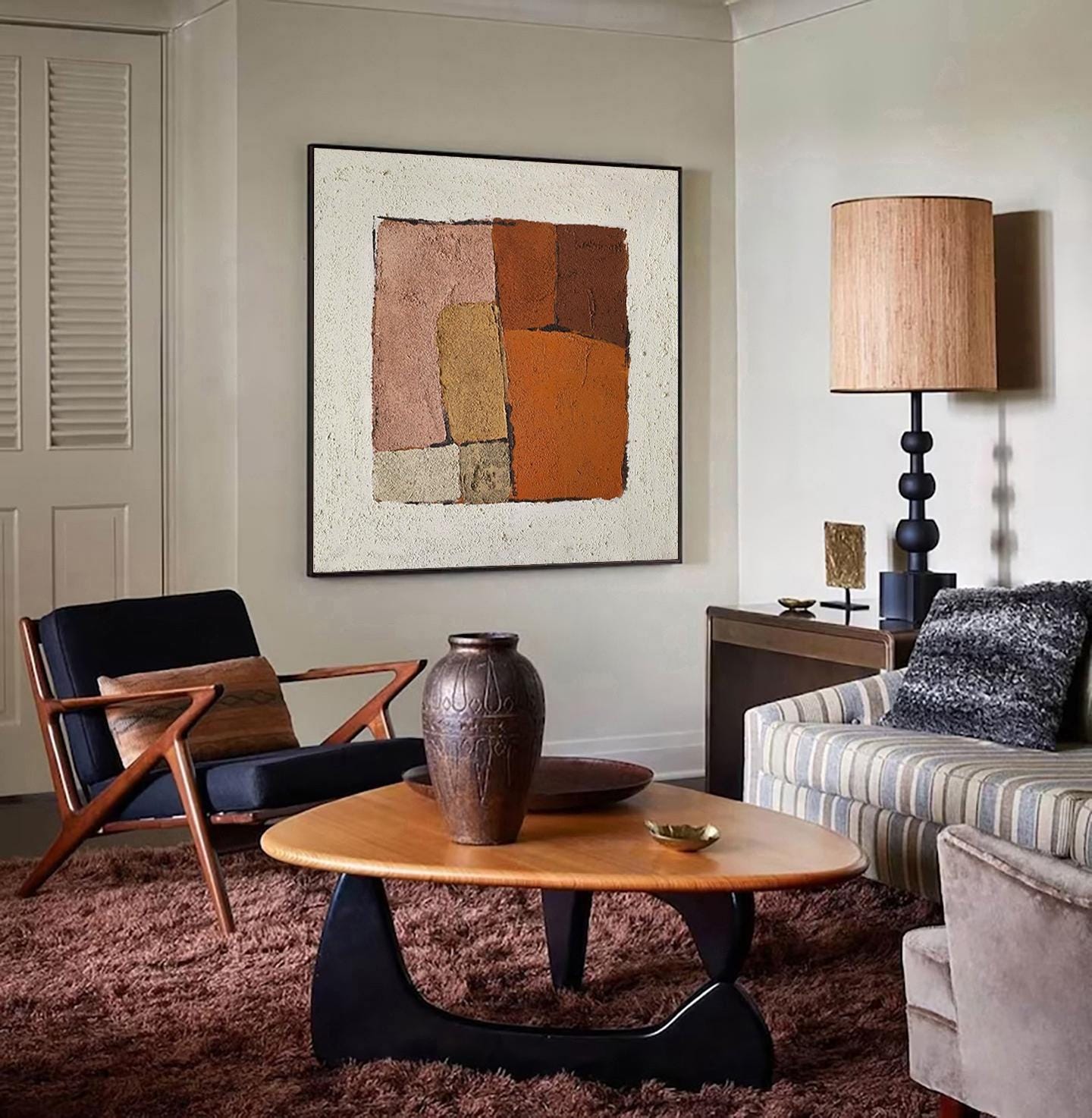 Large Textured Block Art | KeiraArt #AG 184