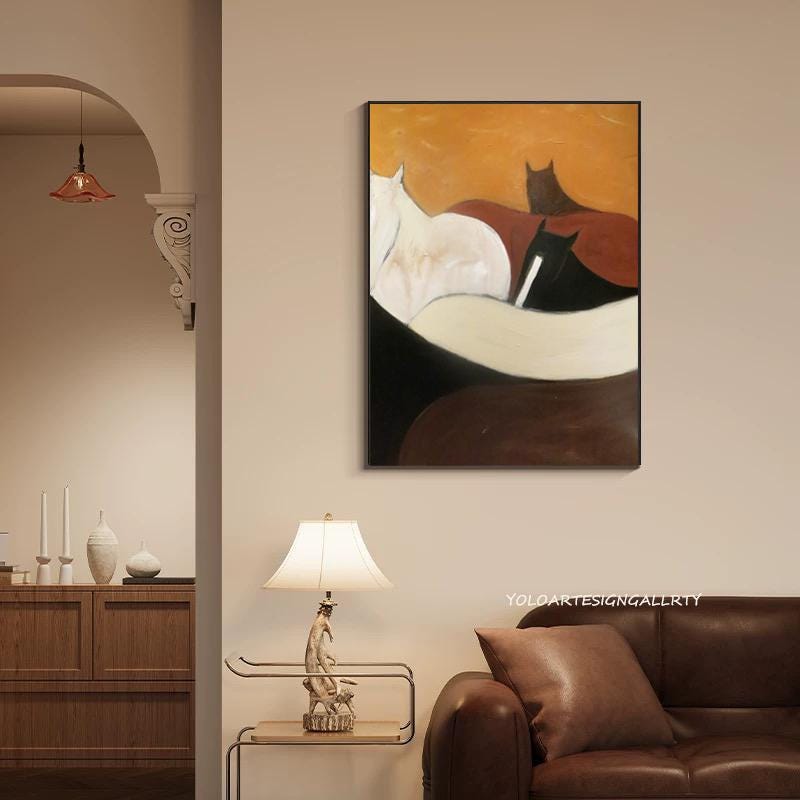 Large Abstract Horse Painting | KeiraArt #AG 175