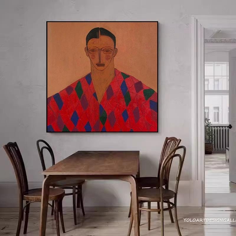 Large Modern Human Painting | KeiraArt #AG 172