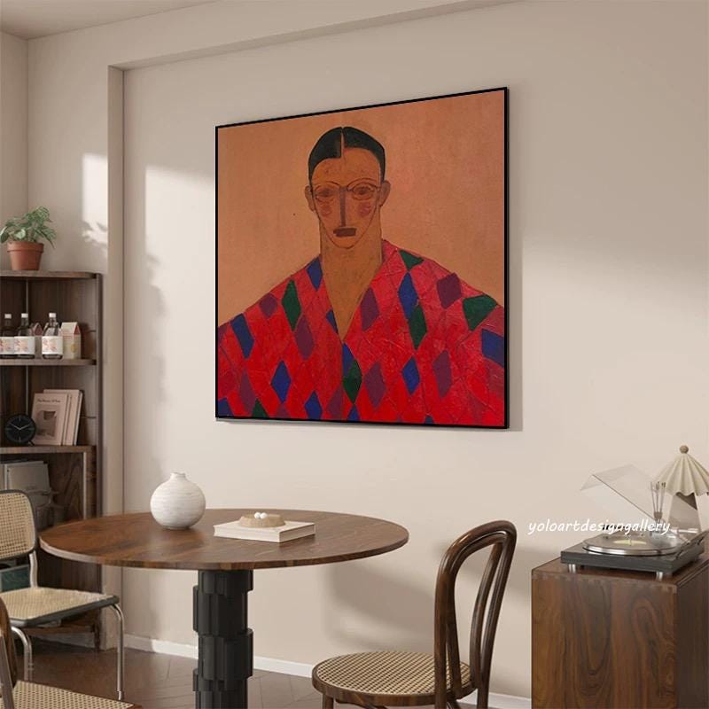 Large Modern Human Painting | KeiraArt #AG 172