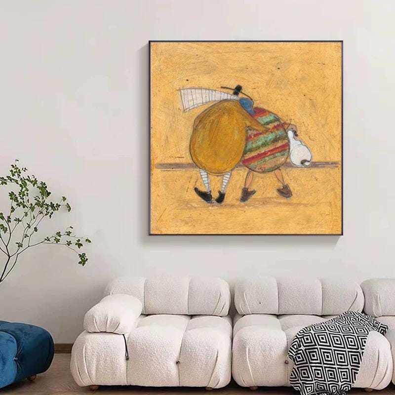 Large Folk Art Painting | KeiraArt #AG 171