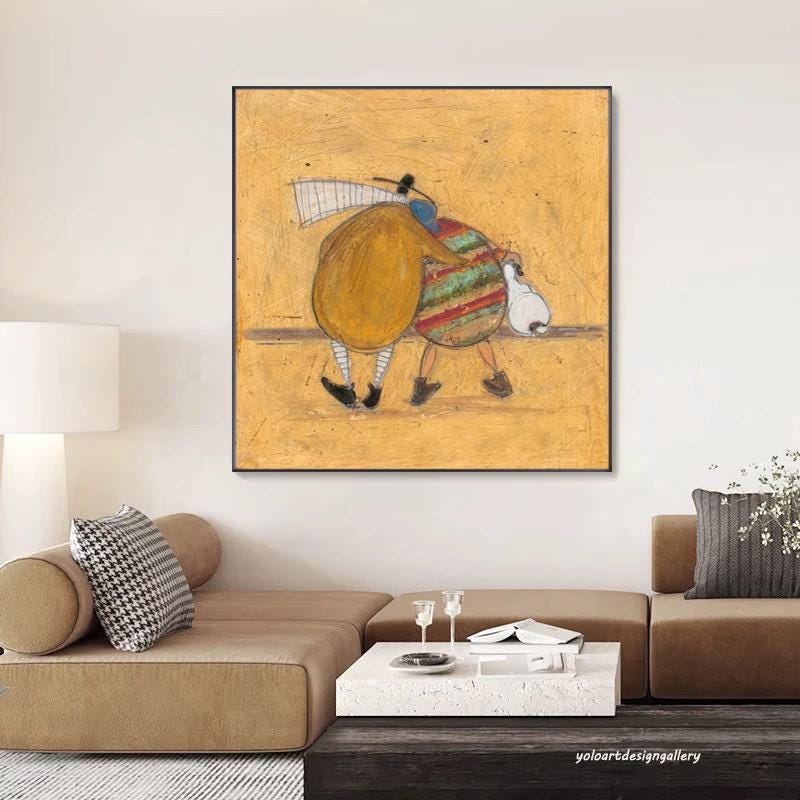 Large Folk Art Painting | KeiraArt #AG 171