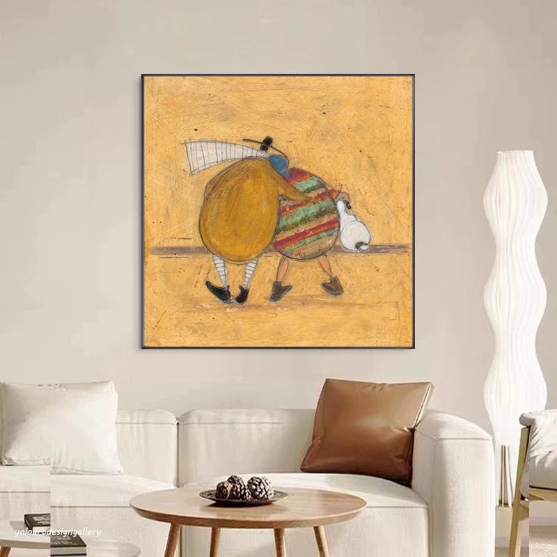Large Folk Art Painting | KeiraArt #AG 171