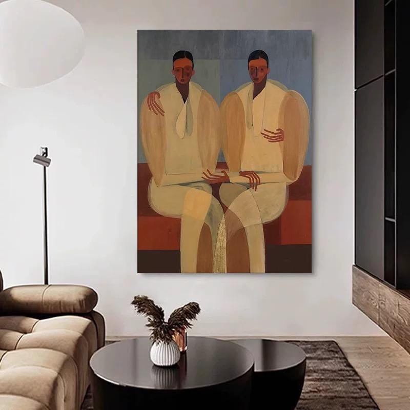 Abstract Large Figure Study Art | KeiraArt #AG 178
