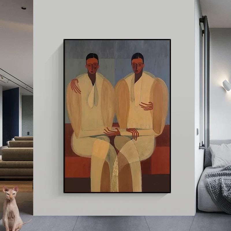 Abstract Large Figure Study Art | KeiraArt #AG 178