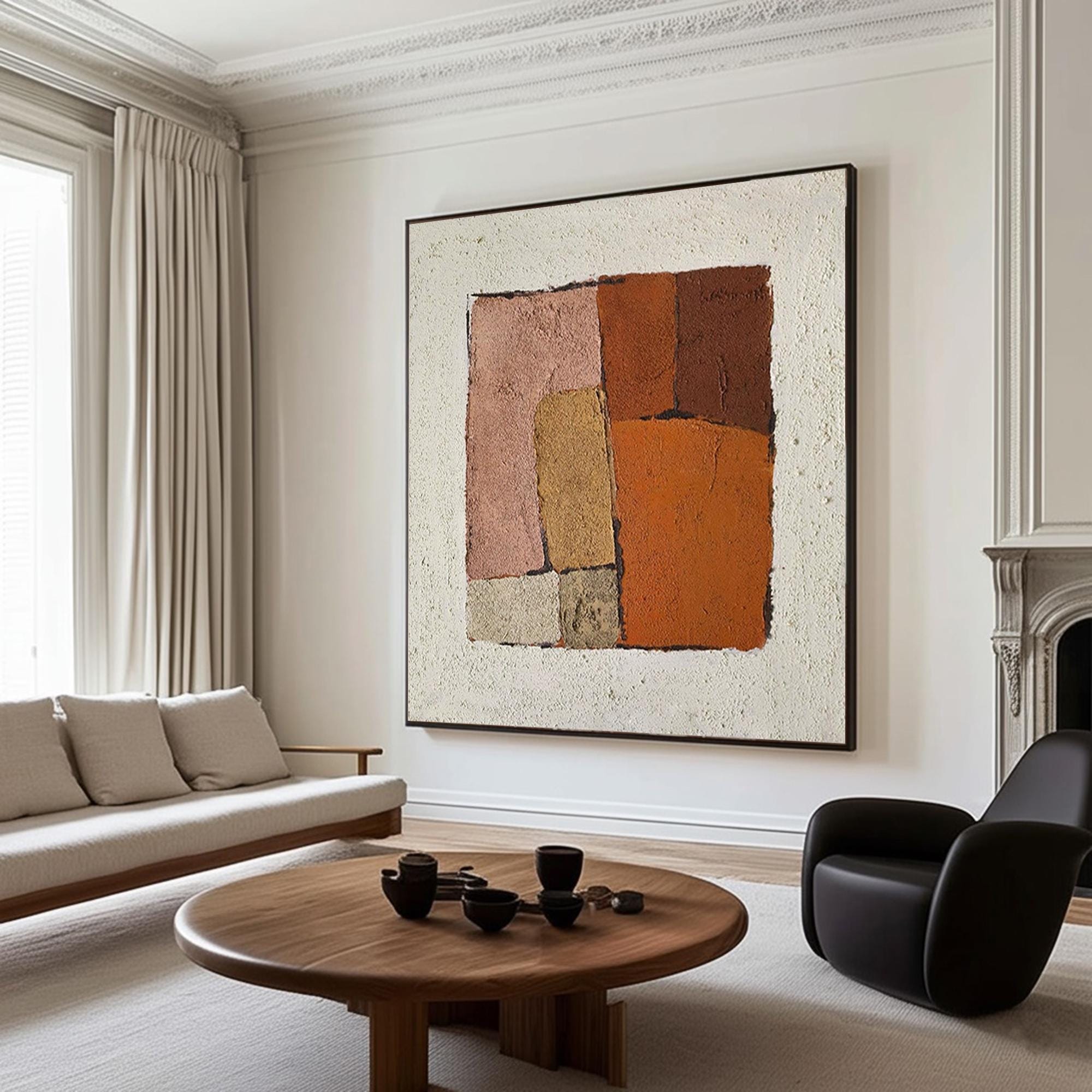 Large Textured Block Art | KeiraArt #AG 184