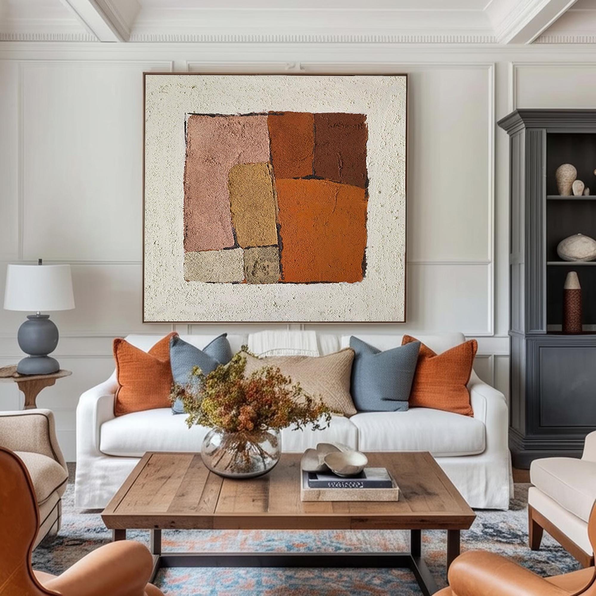 Large Textured Block Art | KeiraArt #AG 184