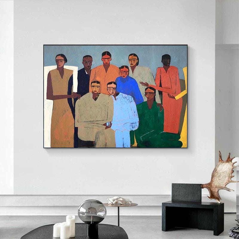 Large Abstract Group Painting | KeiraArt #AG 174