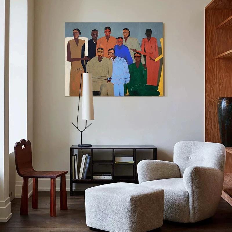 Large Abstract Group Painting | KeiraArt #AG 174