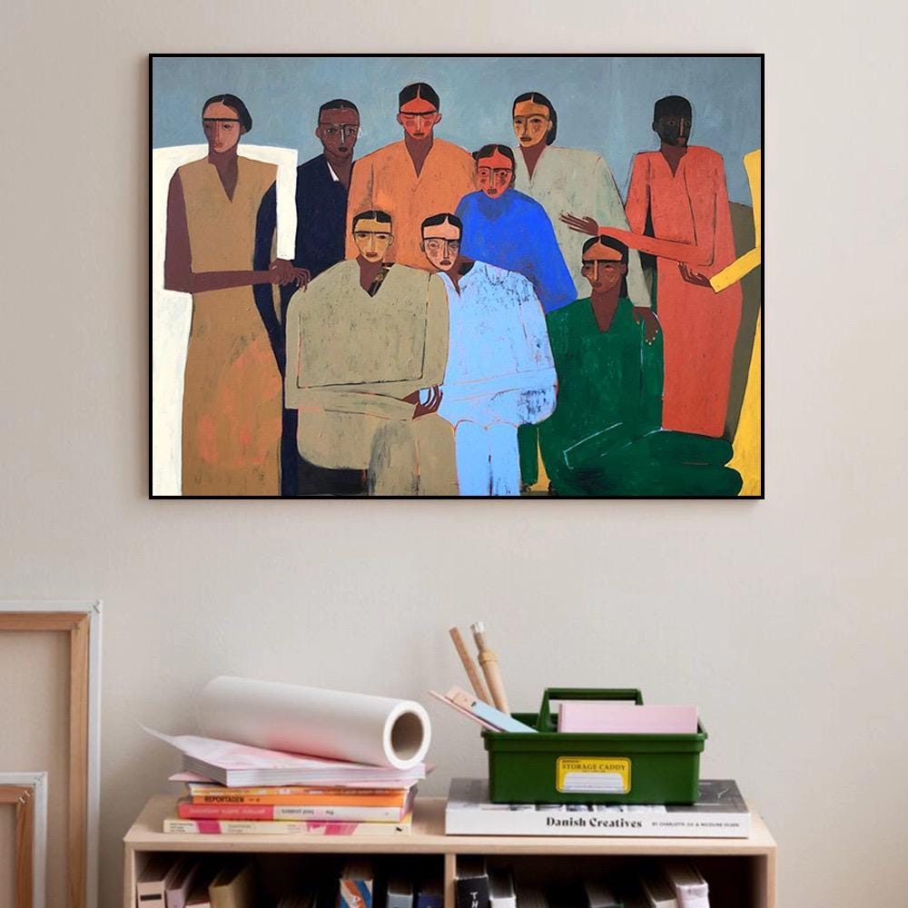 Large Abstract Group Painting | KeiraArt #AG 174