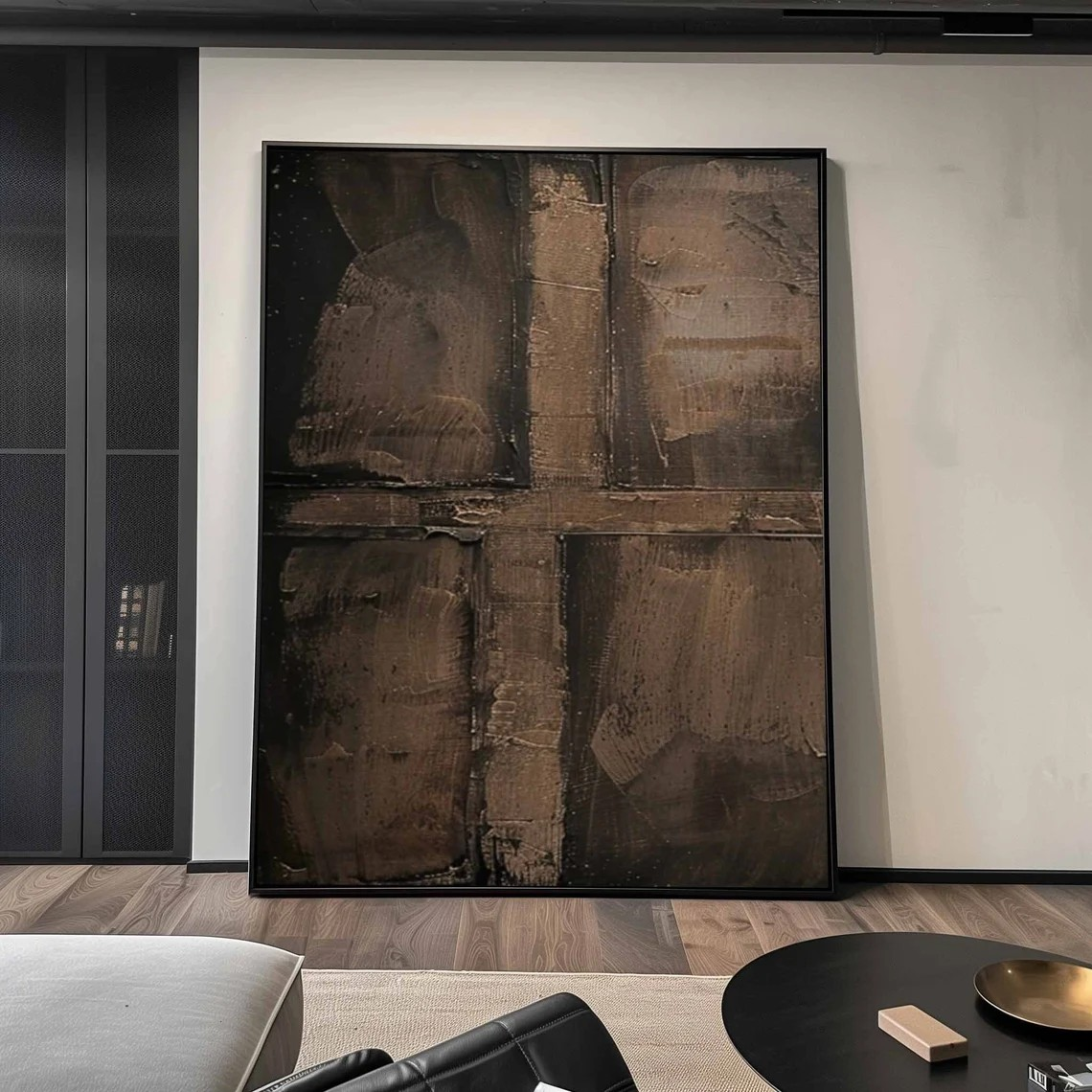 Large Wabi-Sabi Abstract Wall Art for Modern Homes #AP 092