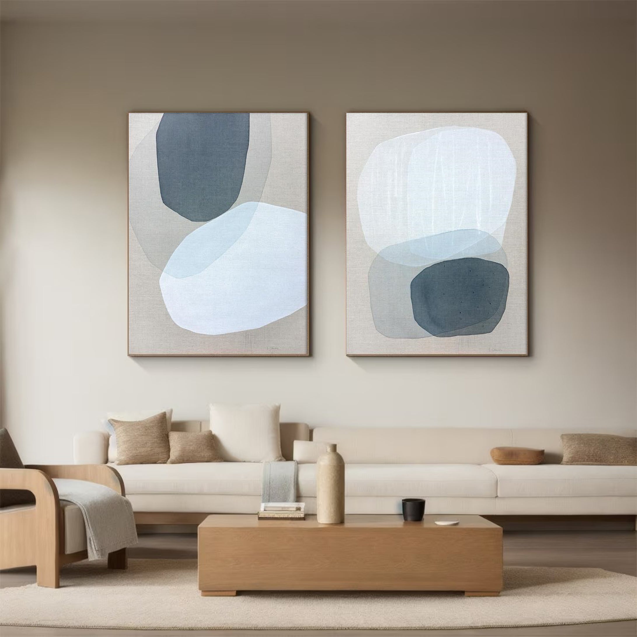 Modern Minimalist Art Set Of 2 #MMAS 038