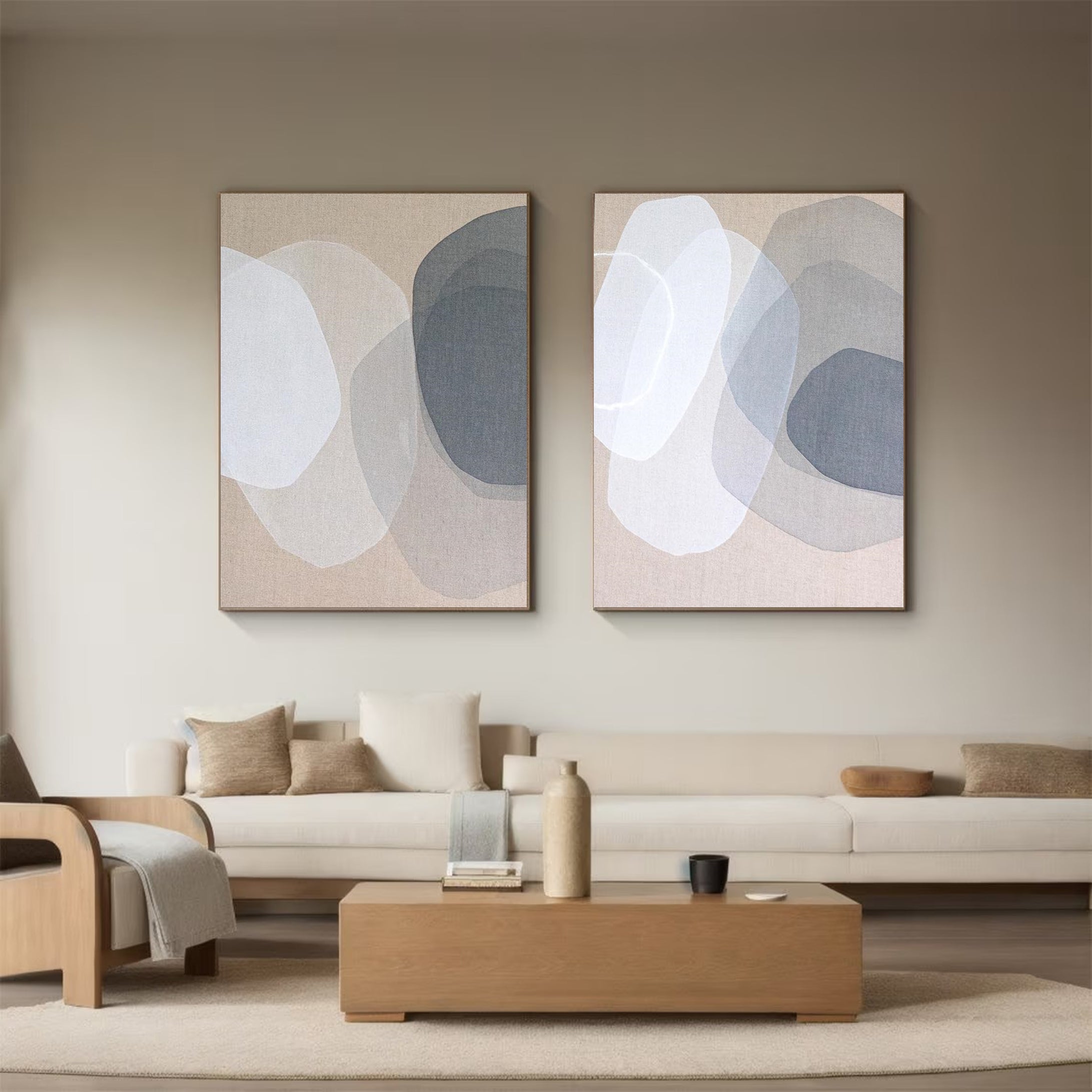 Modern Minimalist Art Set Of 2 #MMAS 039