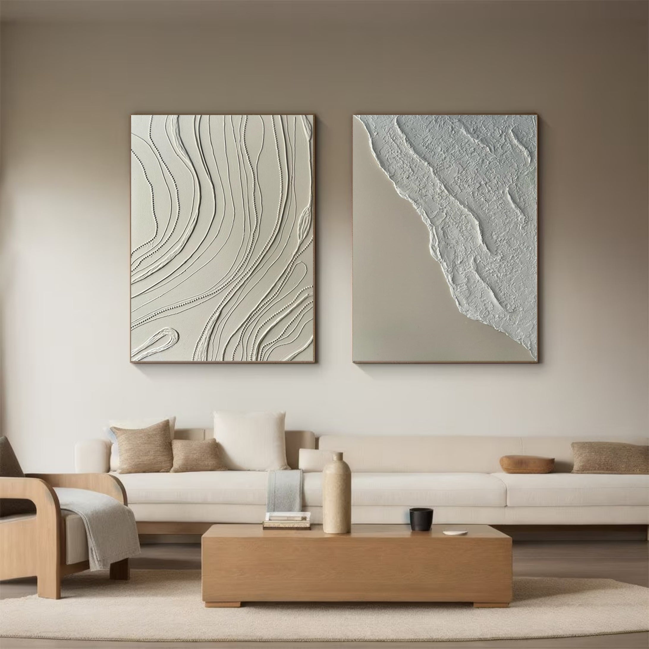 Modern Minimalist Art Set Of 2 #MMAS 050