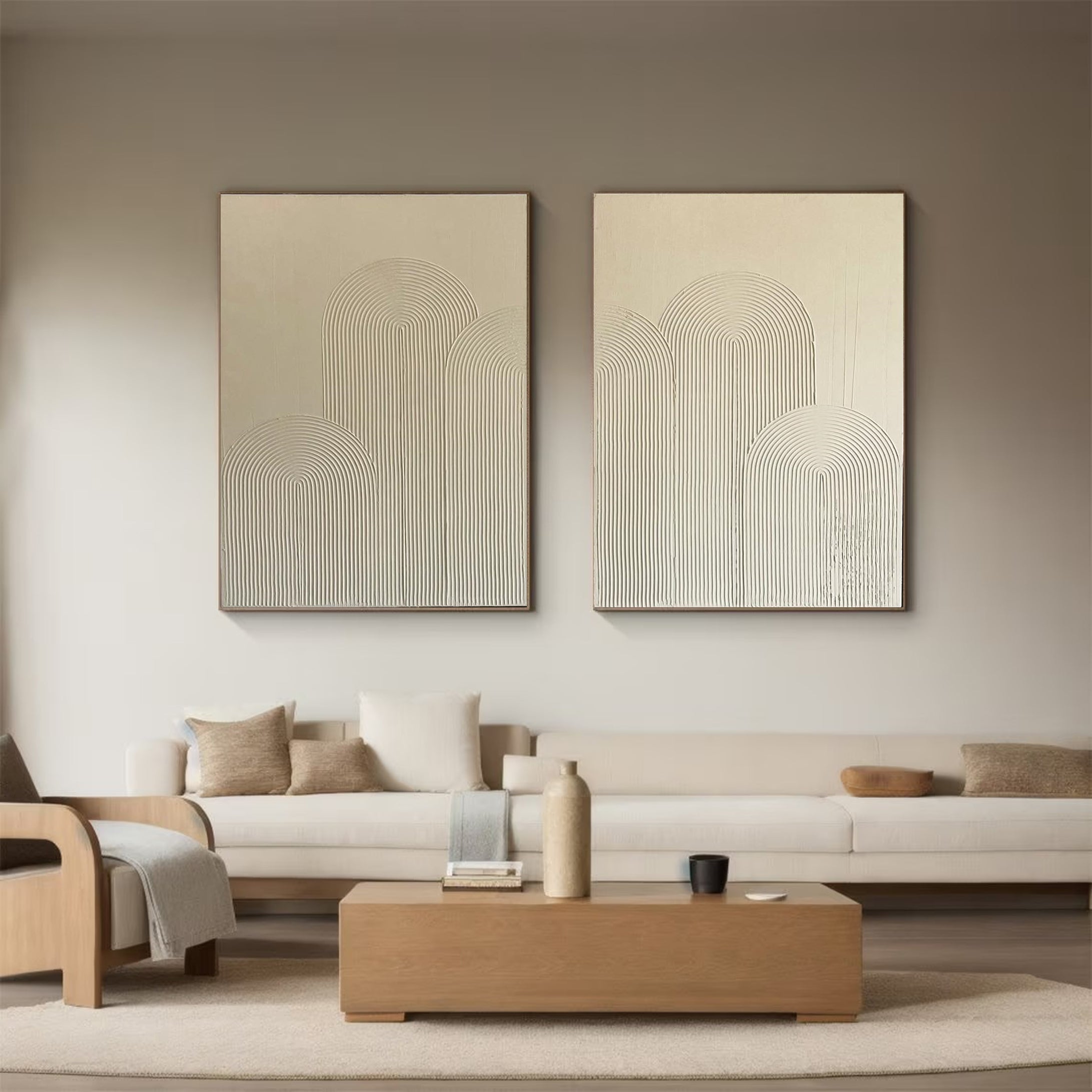 Modern Minimalist Art Set Of 2 #MMAS 006