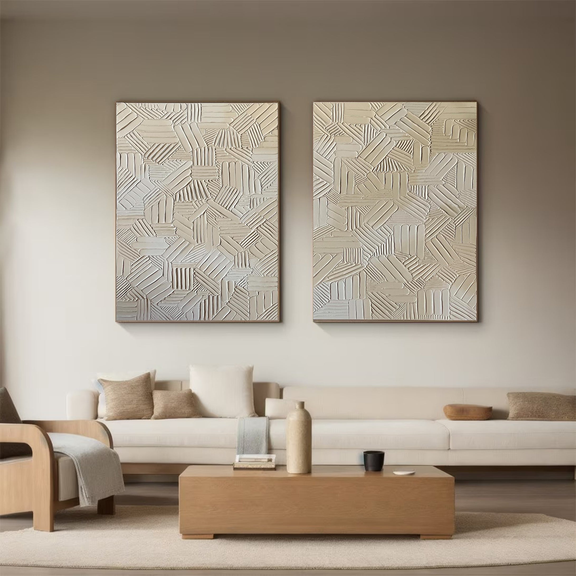 Modern Minimalist Art Set Of 2 #MMAS 035