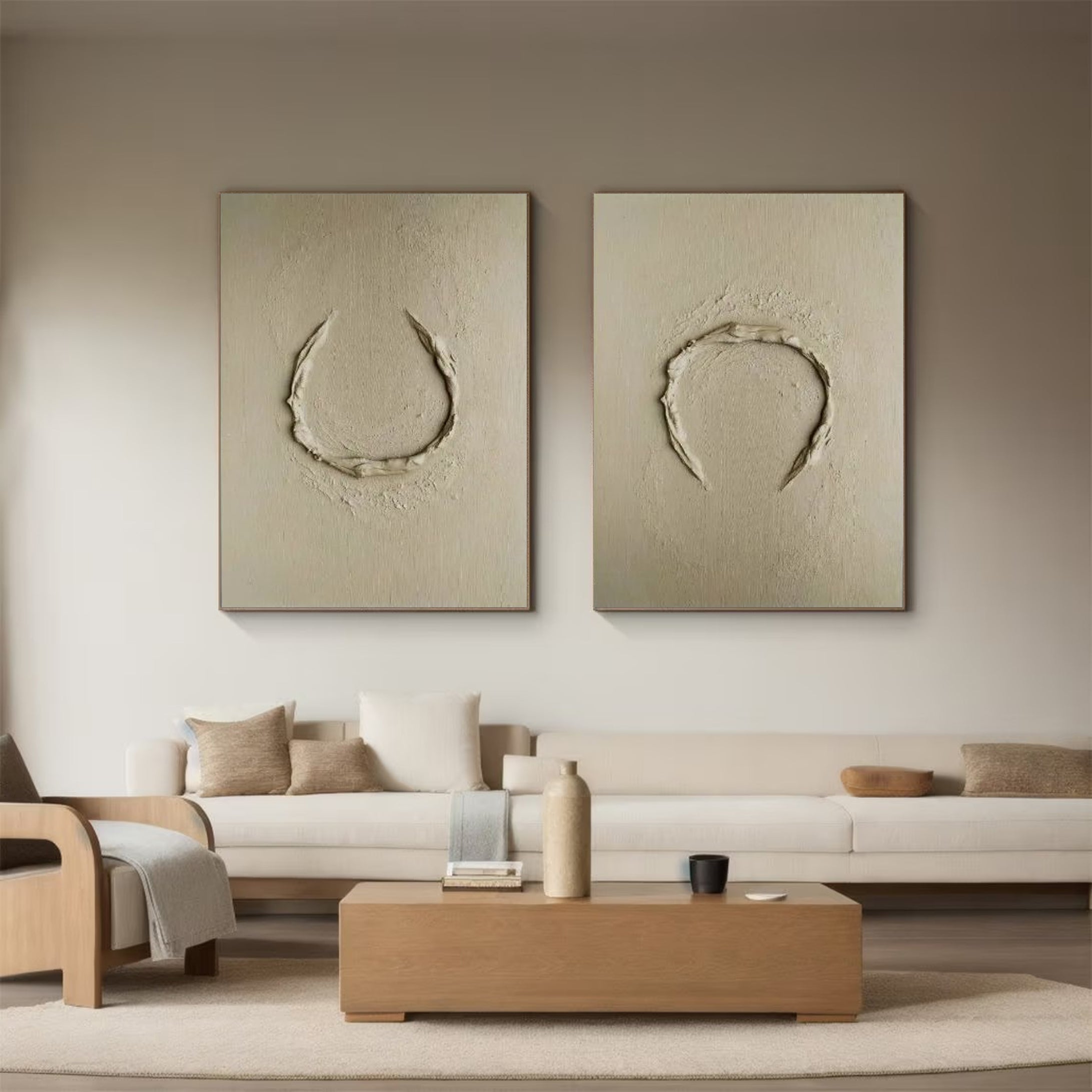 Modern Minimalist Art Set Of 2 #MMAS 037