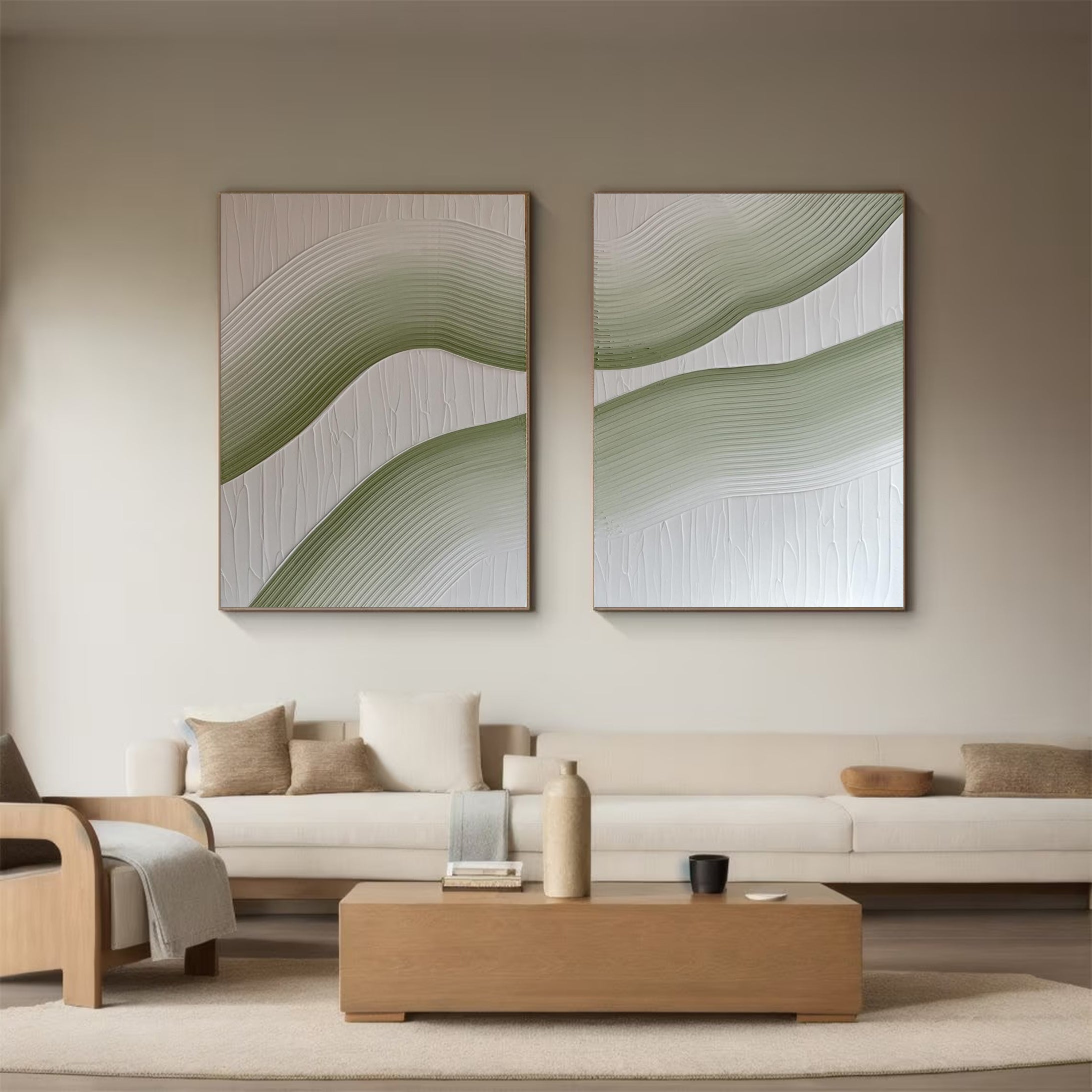 Modern Minimalist Art Set Of 2 #MMAS 032