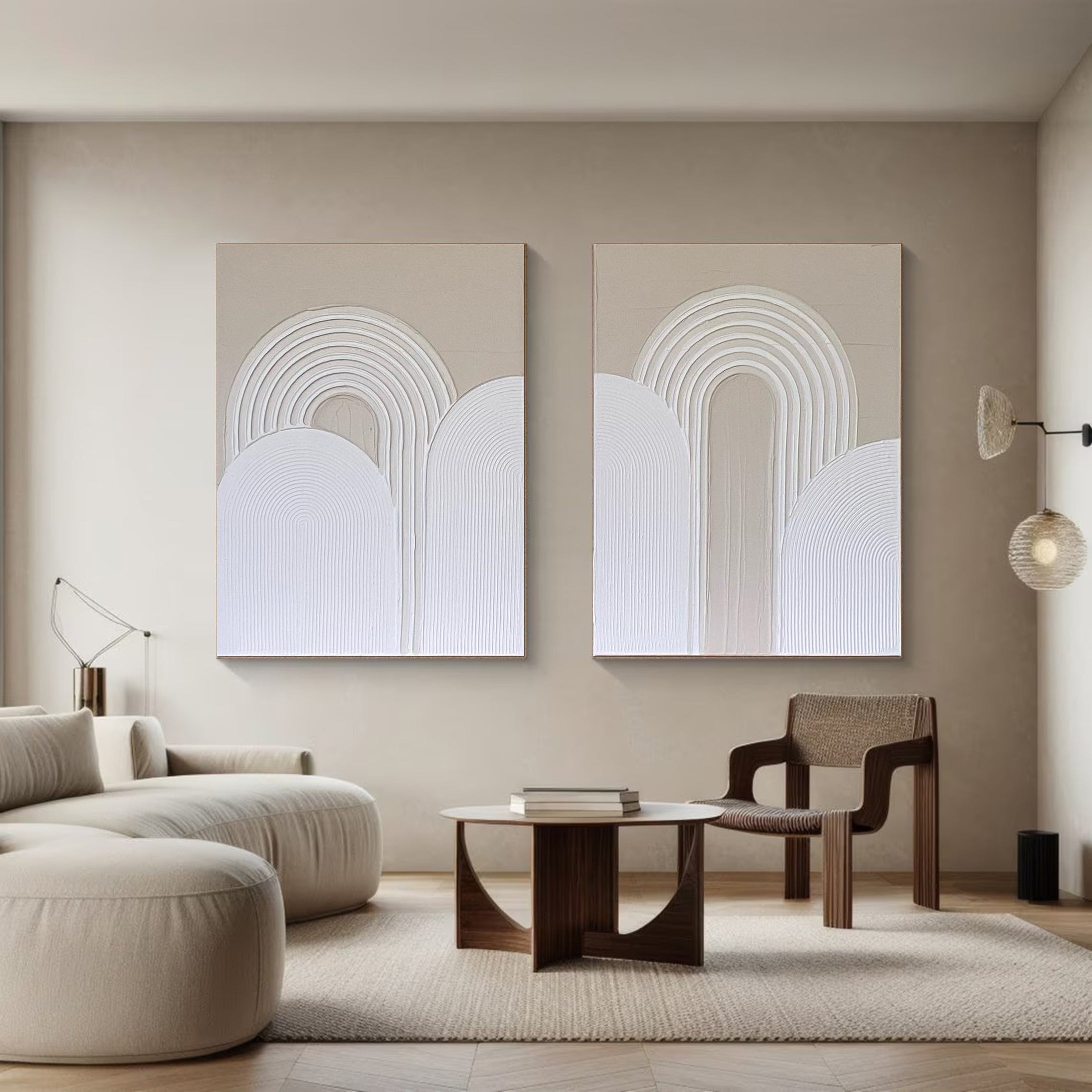 Modern Minimalist Art Set Of 2 #MMAS 049