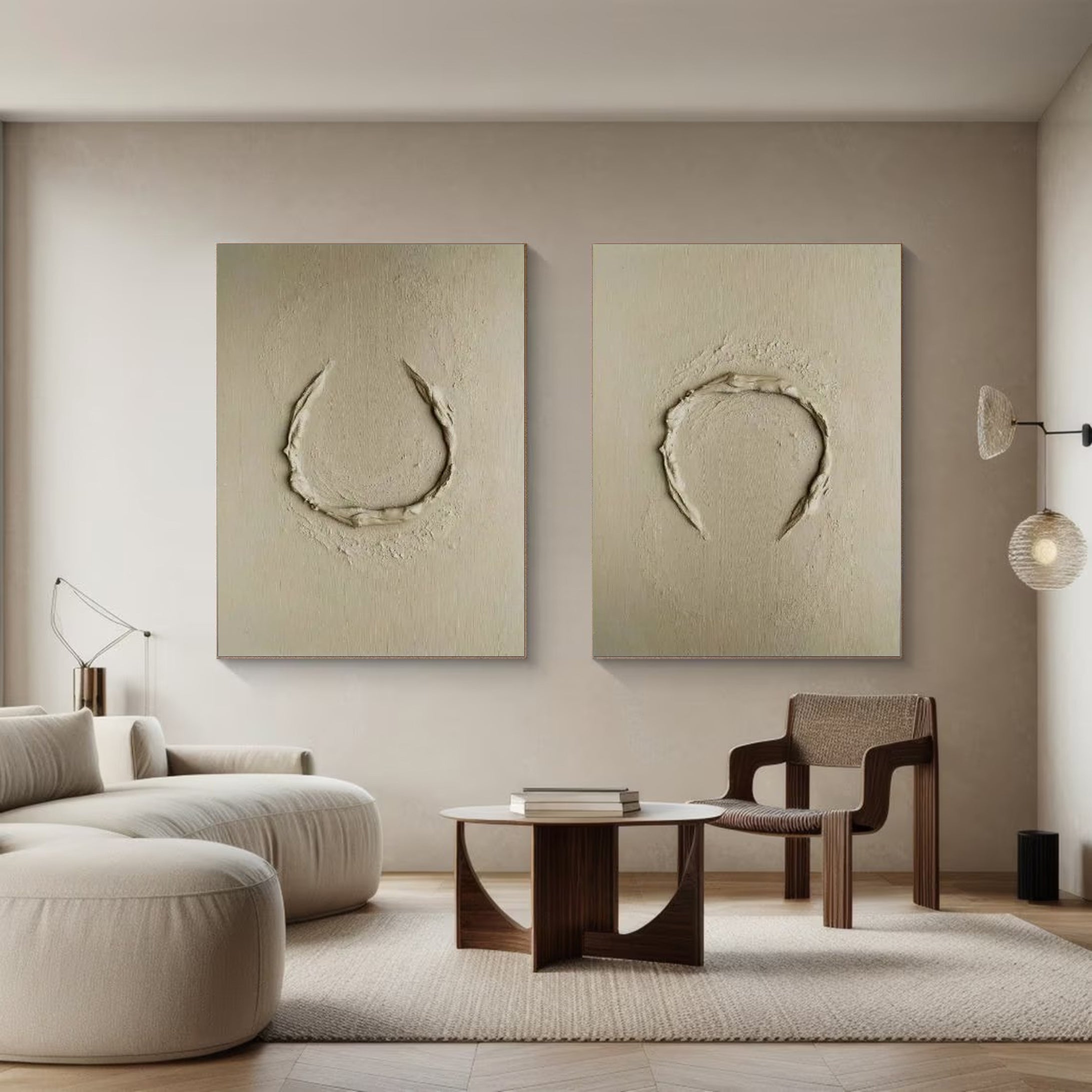 Modern Minimalist Art Set Of 2 #MMAS 037