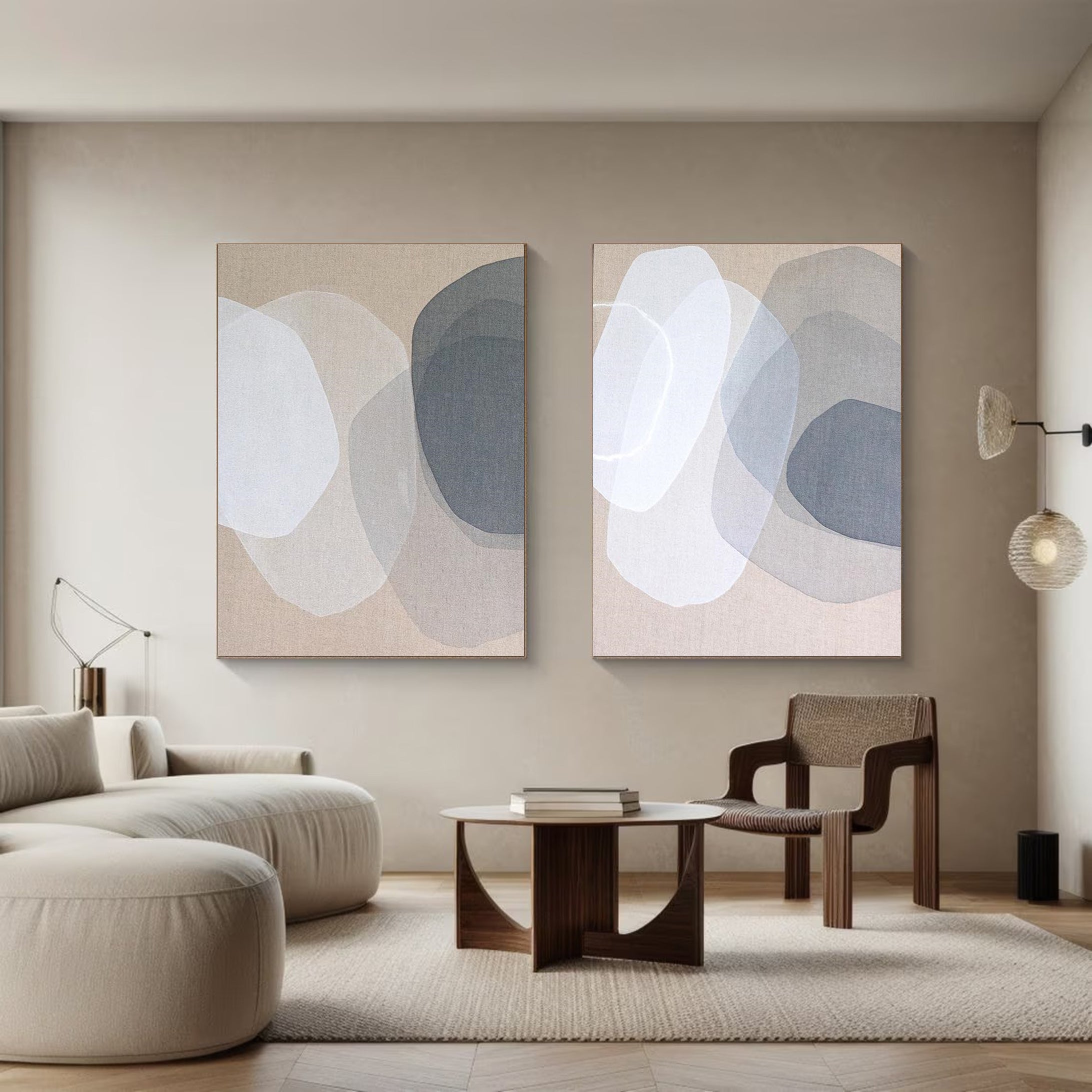 Modern Minimalist Art Set Of 2 #MMAS 039