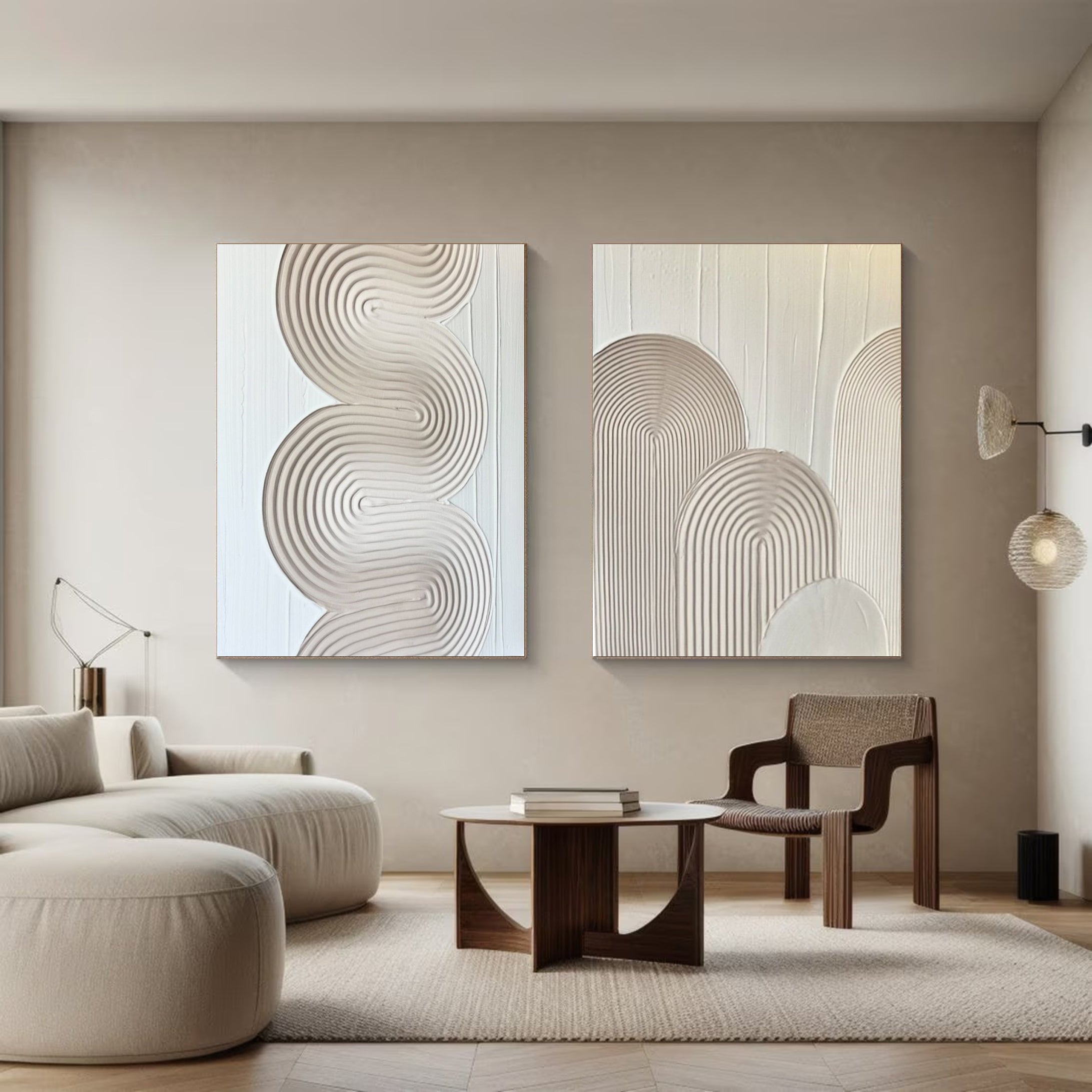 Modern Minimalist Art Set Of 2 #MMAS 024