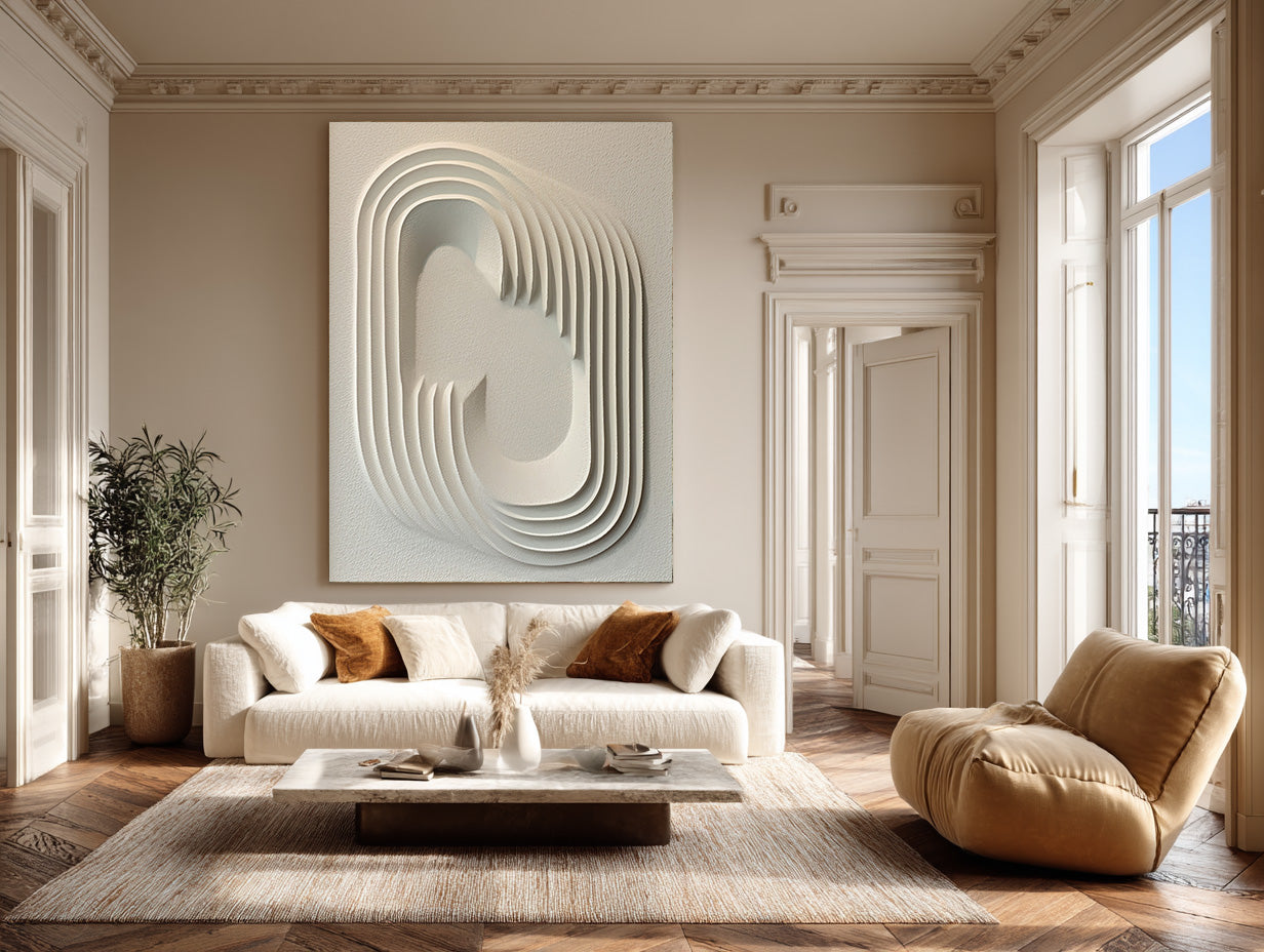 Textured Abstract Wall Art Modern Home Decor #AG 087