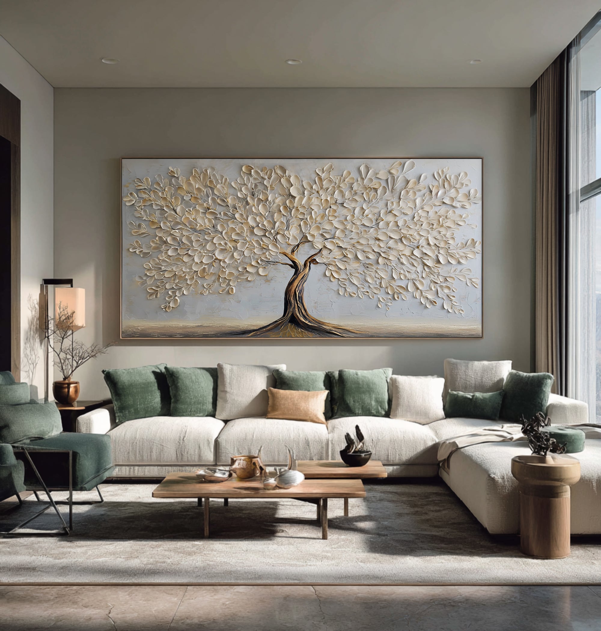 Unique Tree of Life Artwork - Impasto Style Painting #AG 067