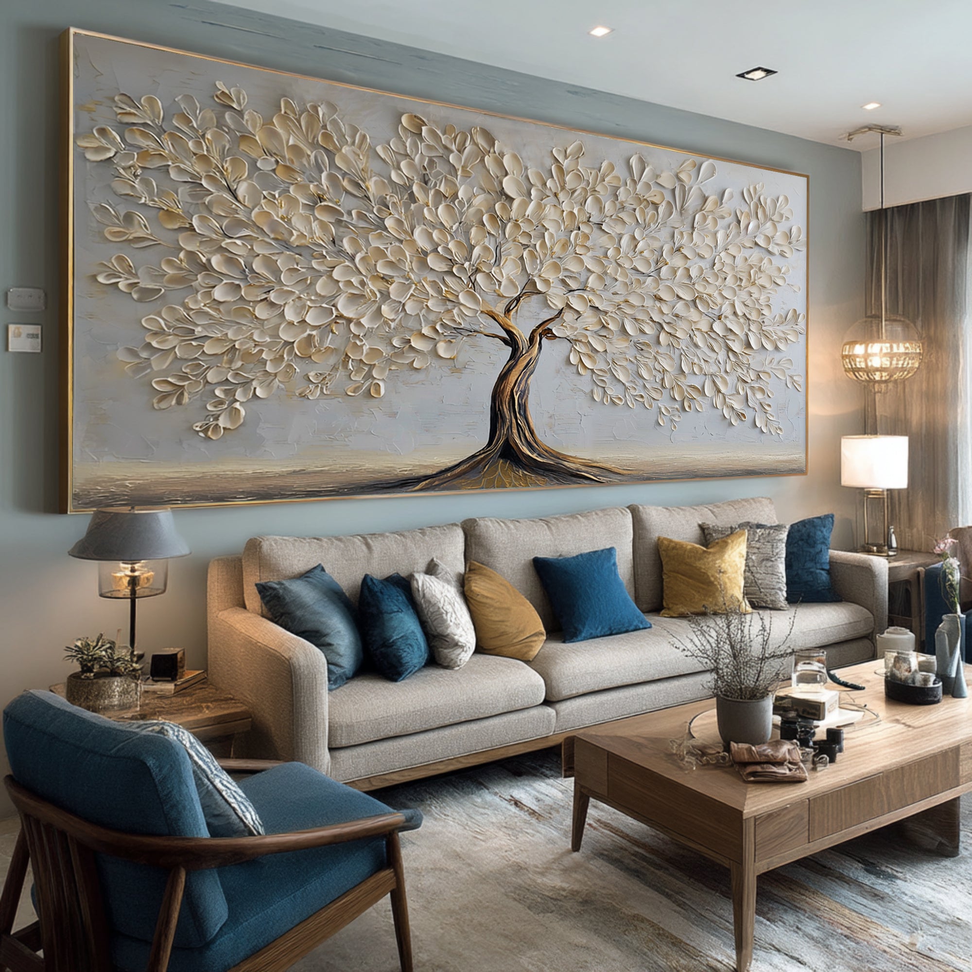 Unique Tree of Life Artwork - Impasto Style Painting #AG 067