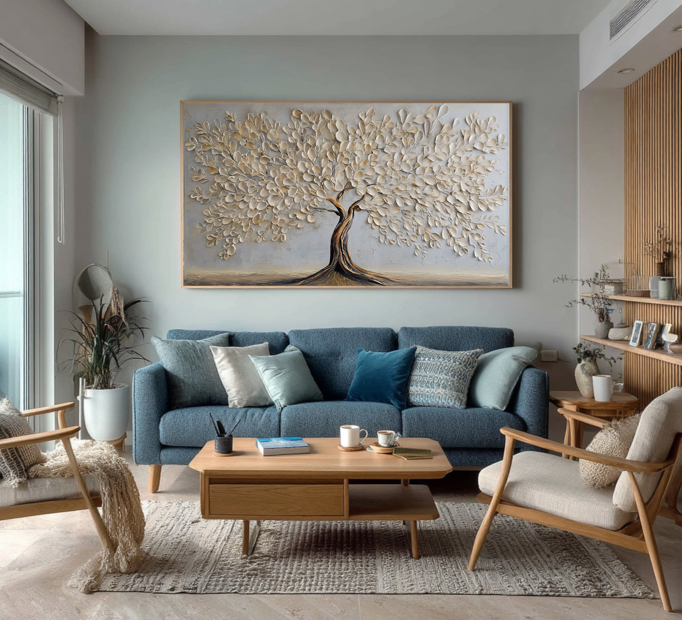Unique Tree of Life Artwork - Impasto Style Painting #AG 067