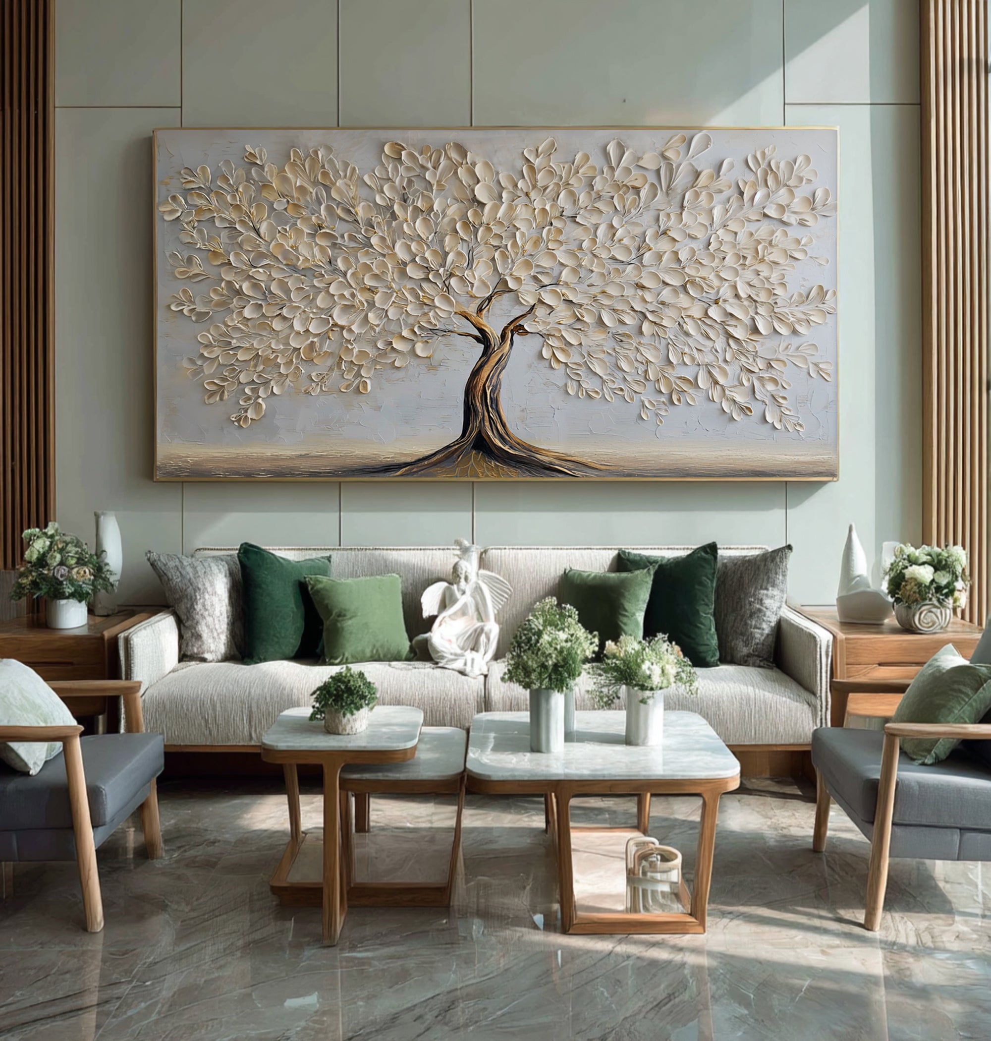 Unique Tree of Life Artwork - Impasto Style Painting #AG 067
