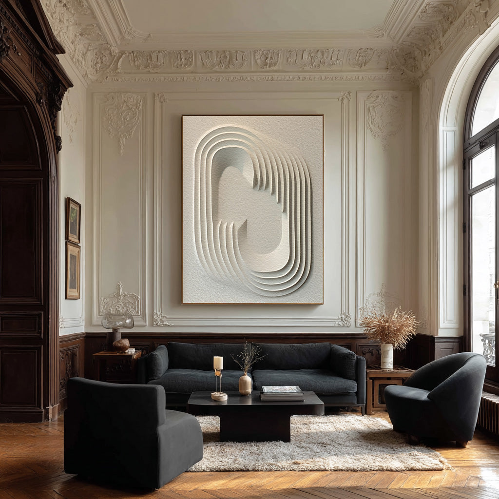 Textured Abstract Wall Art Modern Home Decor #AG 087