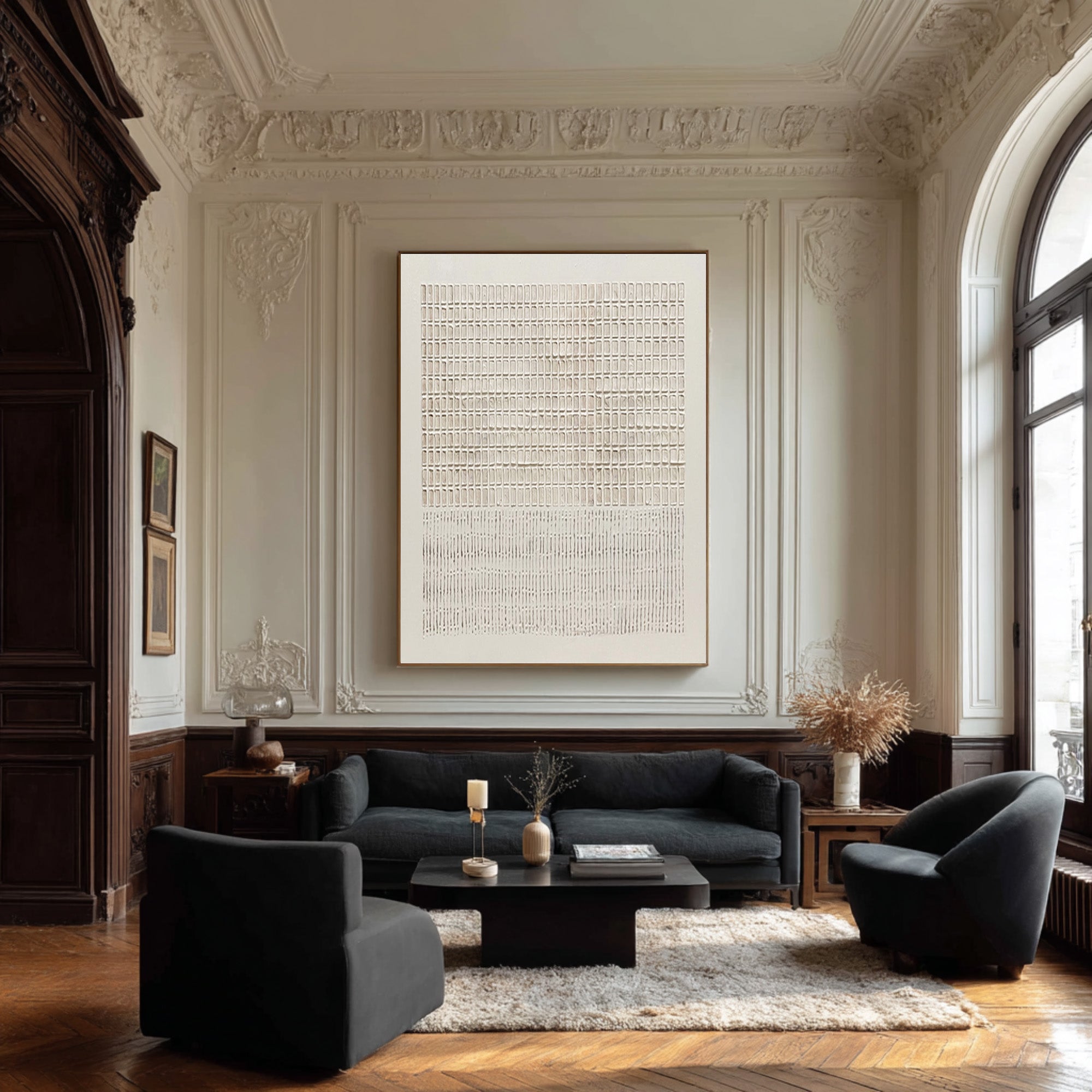 Vertical Minimal Abstract Wall Art #CZ 039