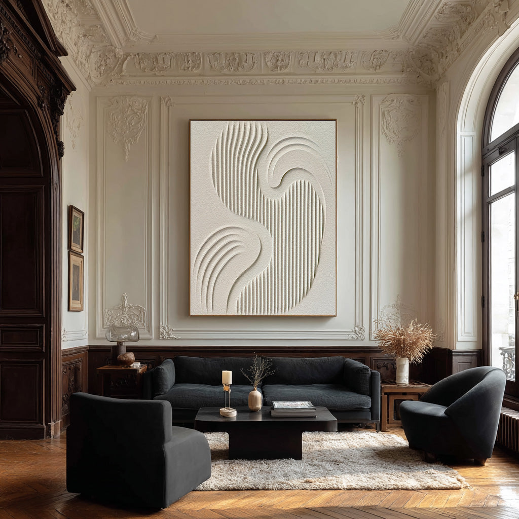 Minimalist Abstract Canvas - Earth Tone Textured Art #AG 051