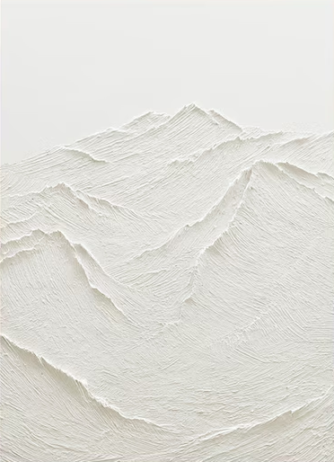 Minimalist Textured Mountain Painting Elegant 3D Wall Art #MMA 165