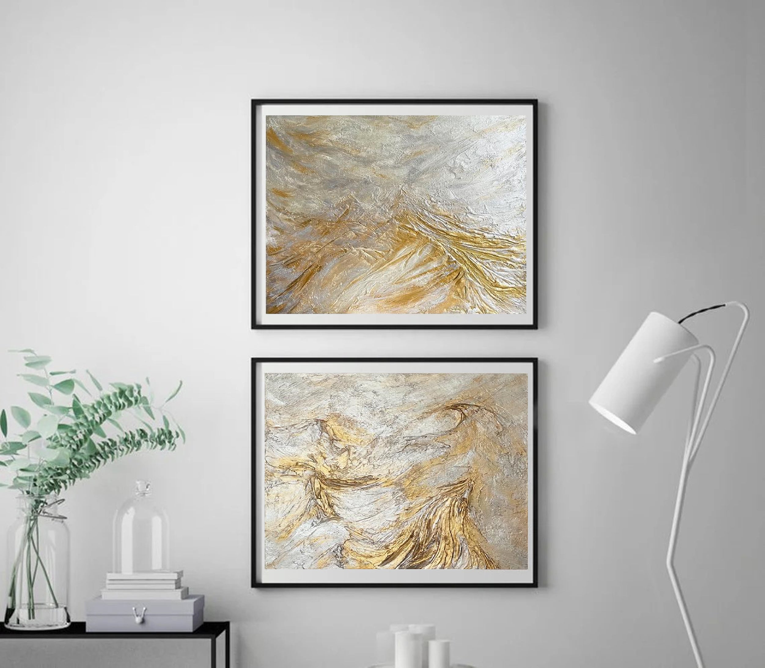 Abstract Painting Set Of 2 #APS 001