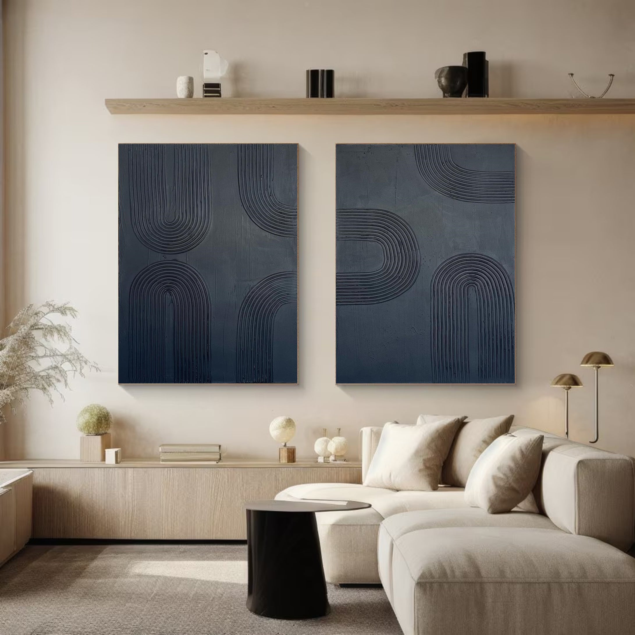 Modern Minimalist Art Set Of 2 #MMAS 005