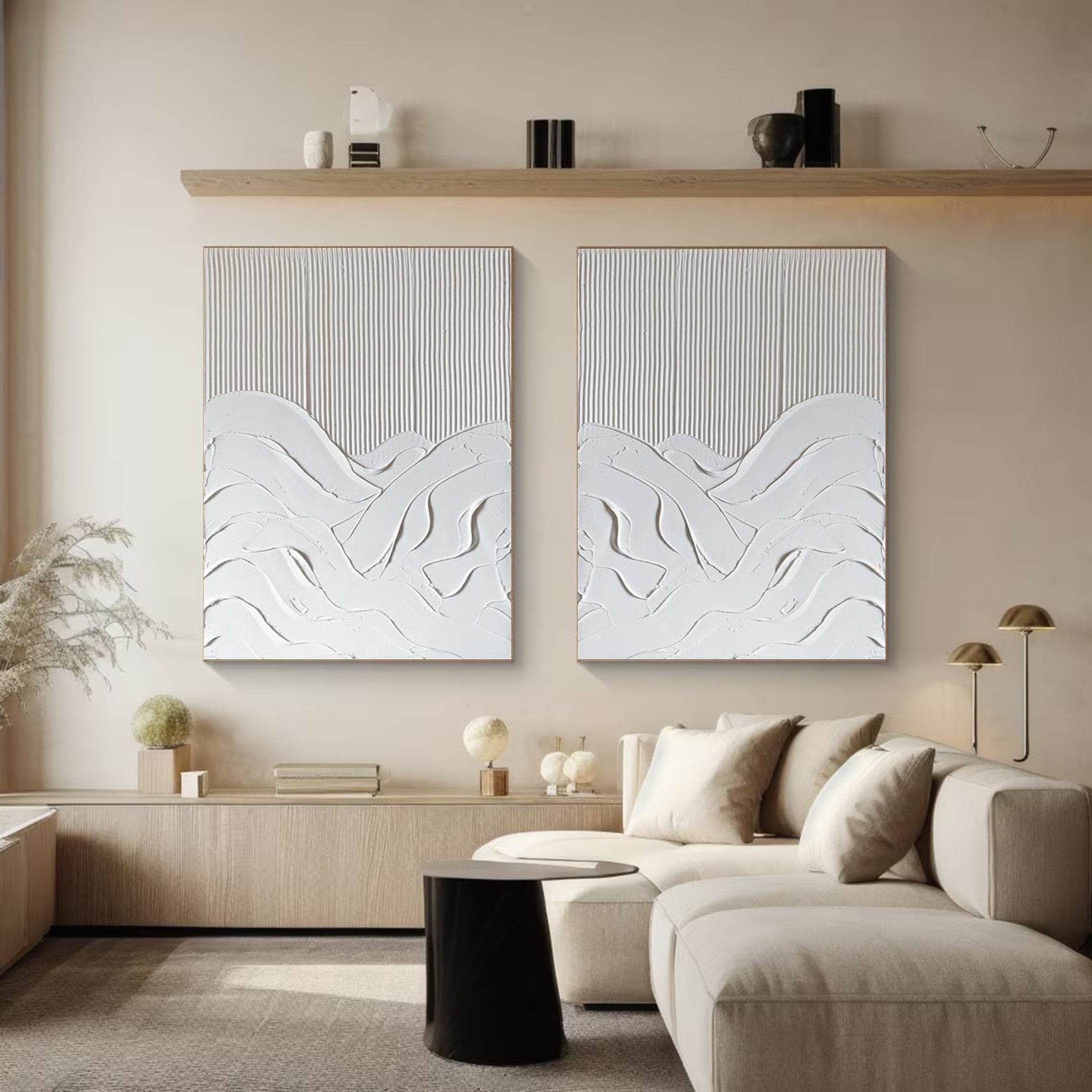 Modern Minimalist Art Set Of 2 #MMAS 044