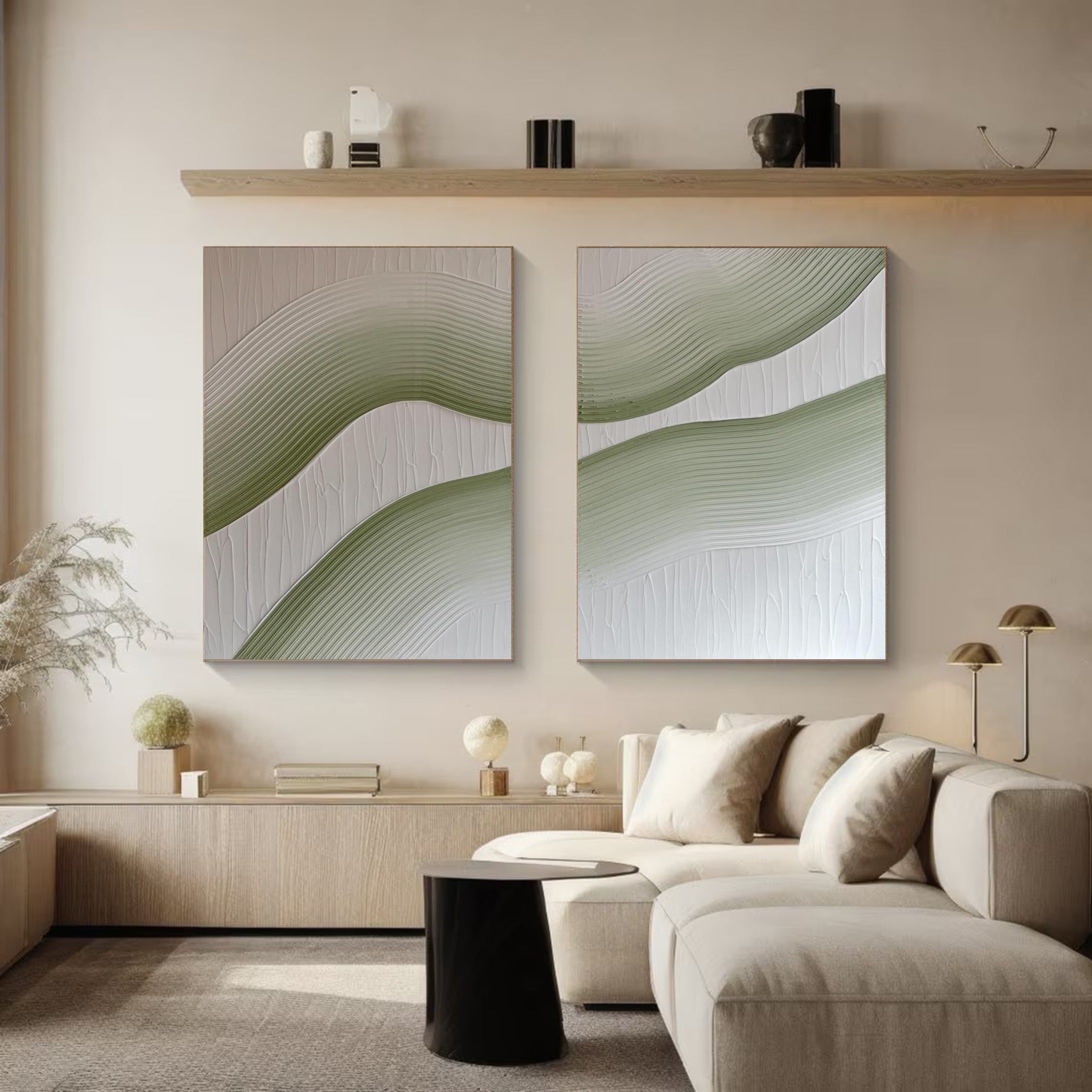 Modern Minimalist Art Set Of 2 #MMAS 032